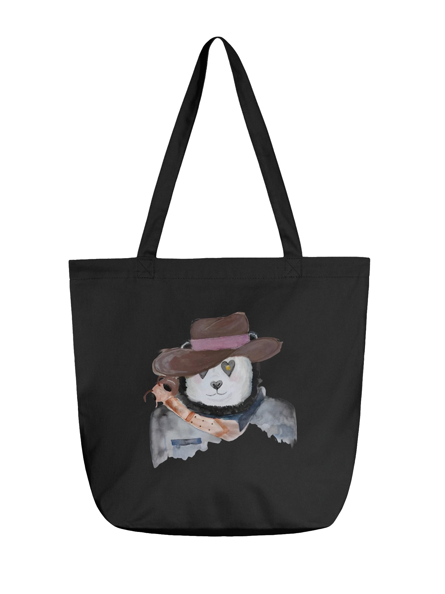 Bio Wagon Charity Cowboy Panda Eco Tote product image (1)