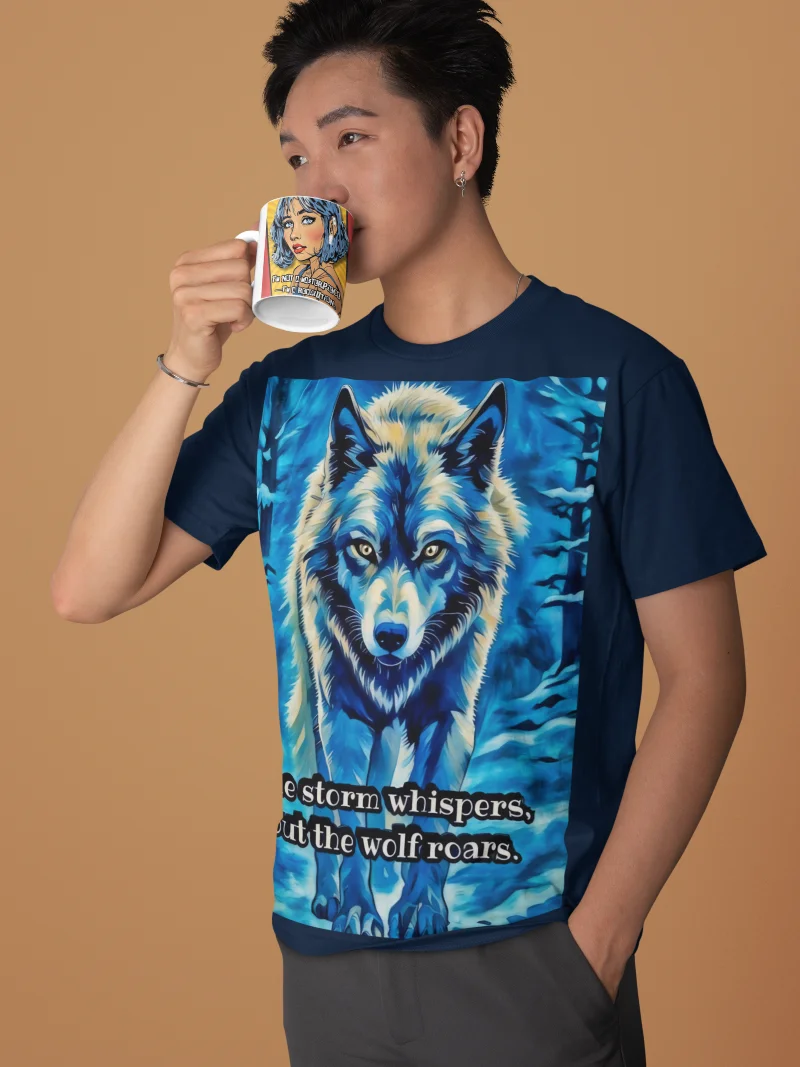 Storm and Wolf Graphic T-Shirt product image (5)