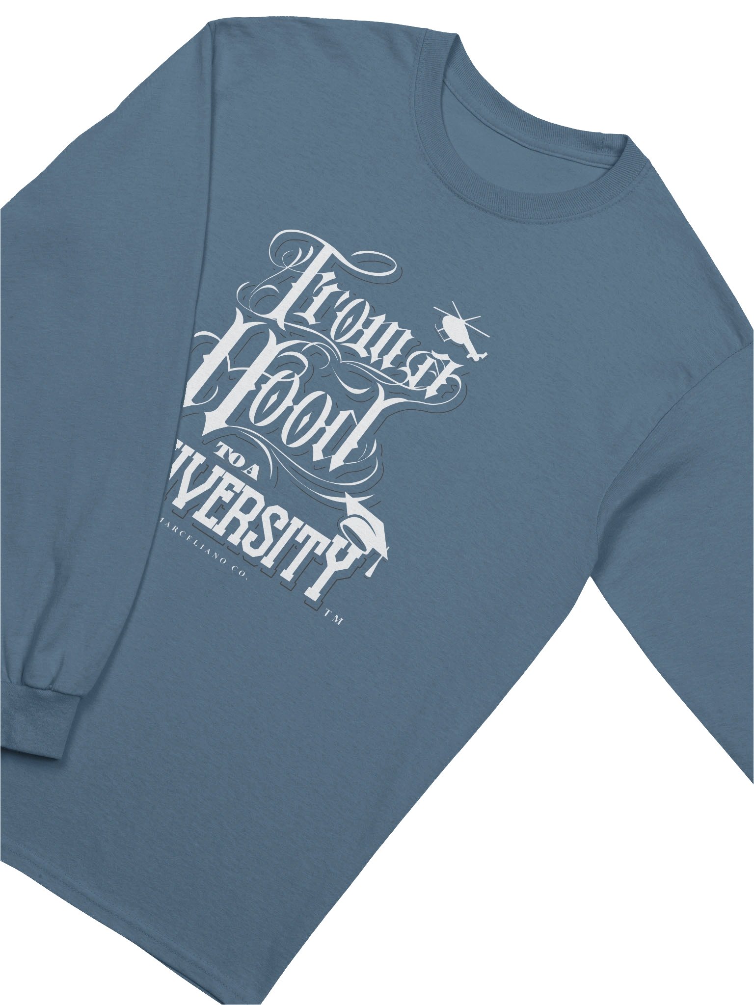 Hood to a University Long Sleeve Tee product image (19)