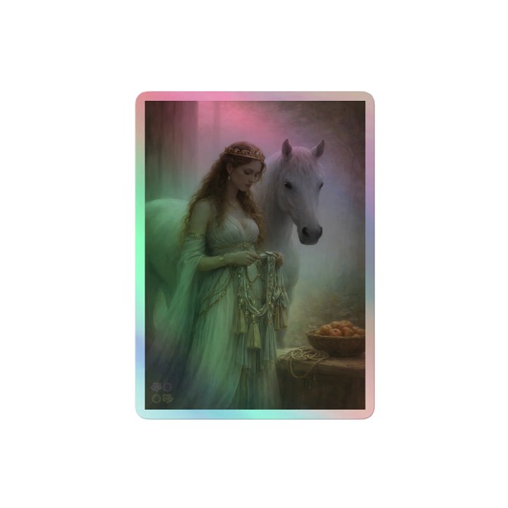 Goddess Fortuna Equestris Holographic Sticker product image (2)