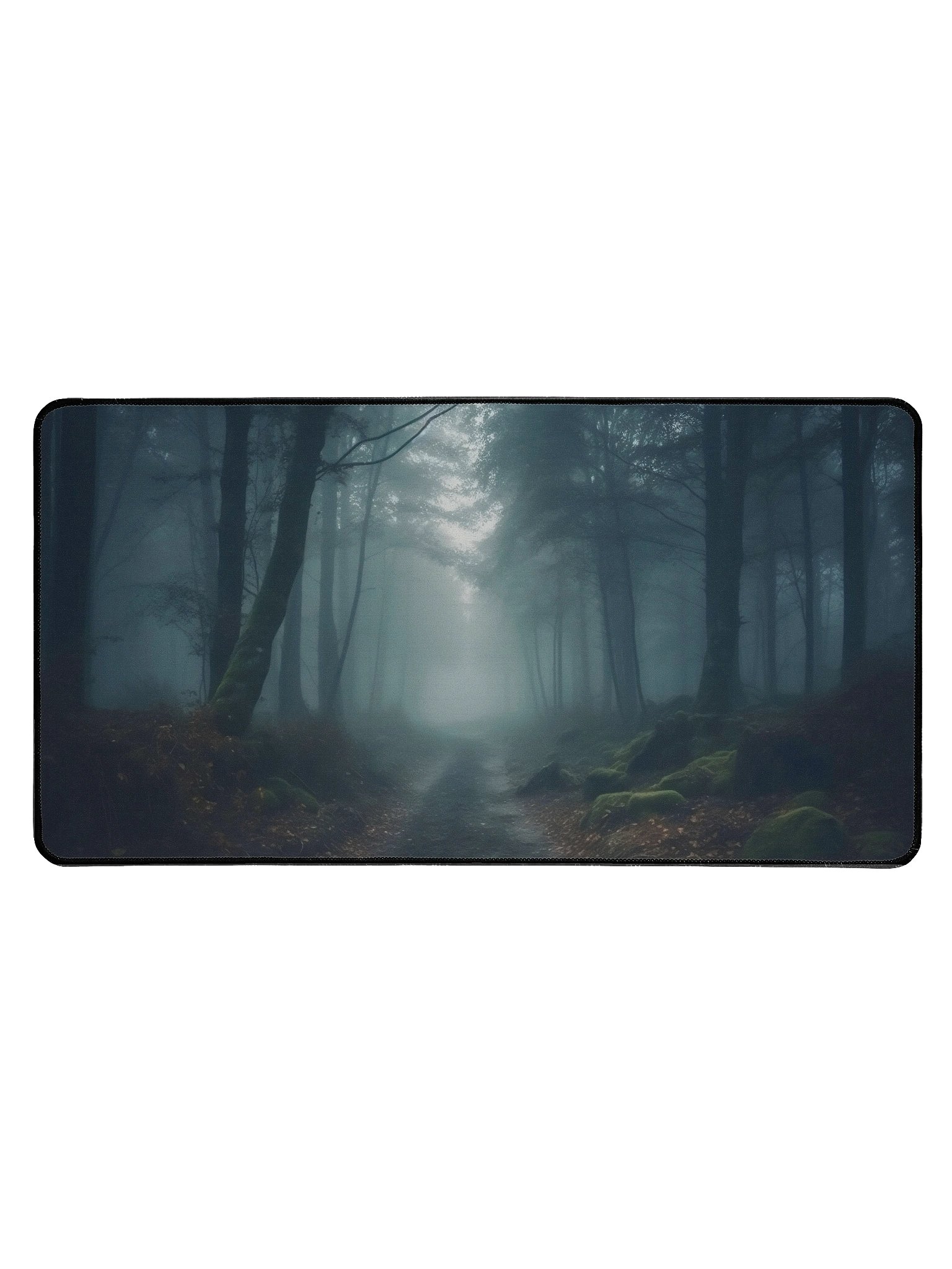 Pathway Surrounded By Trees Desk Mat by Treasure Pie product image (1)