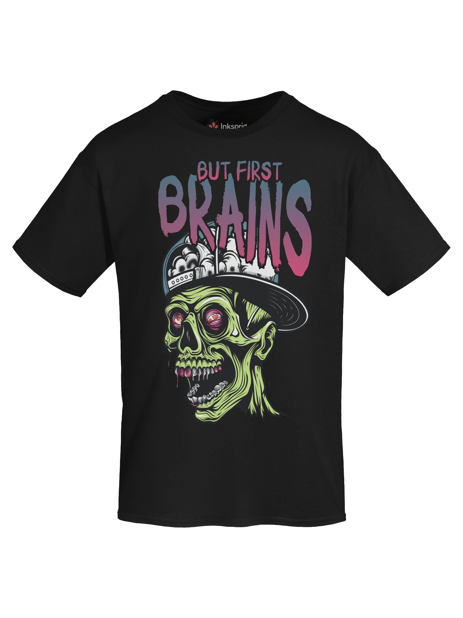 But First Brains Neon Zombie Tee product image (27)