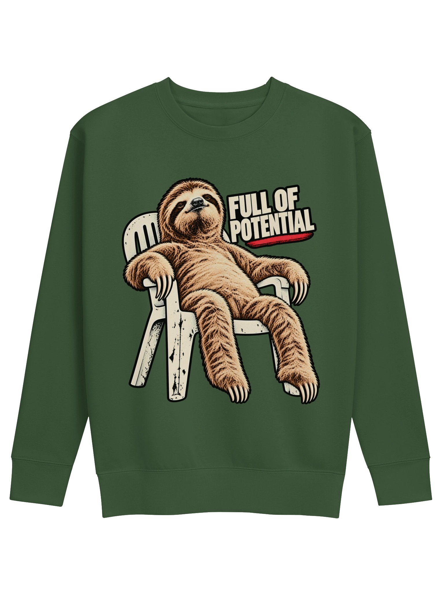 Sloth Full of Potential Premium Sweatshirt product image (13)