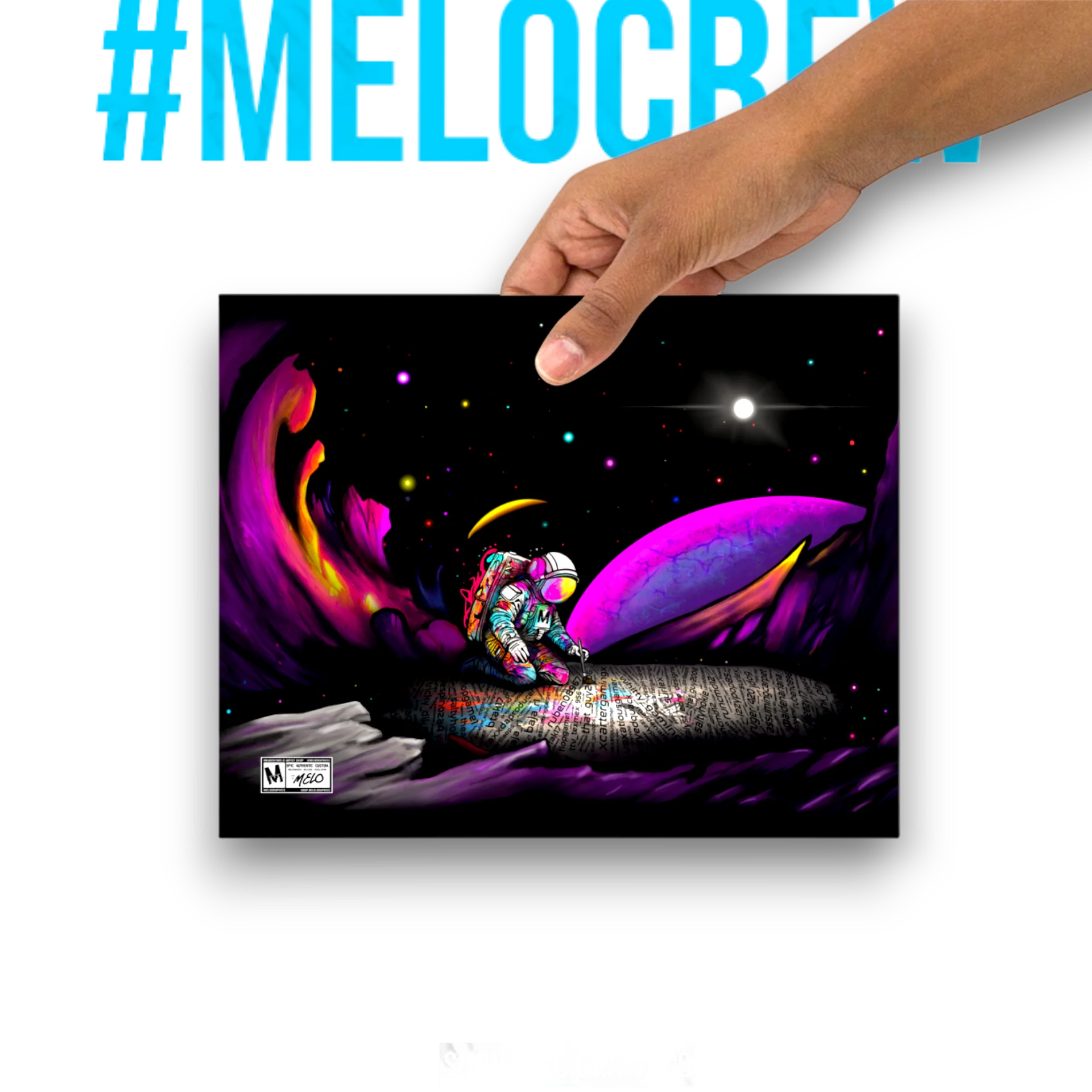 #MELOtober 2023 MELO CREW Founders - Personalized Poster | #MadeByMELO product image (1)