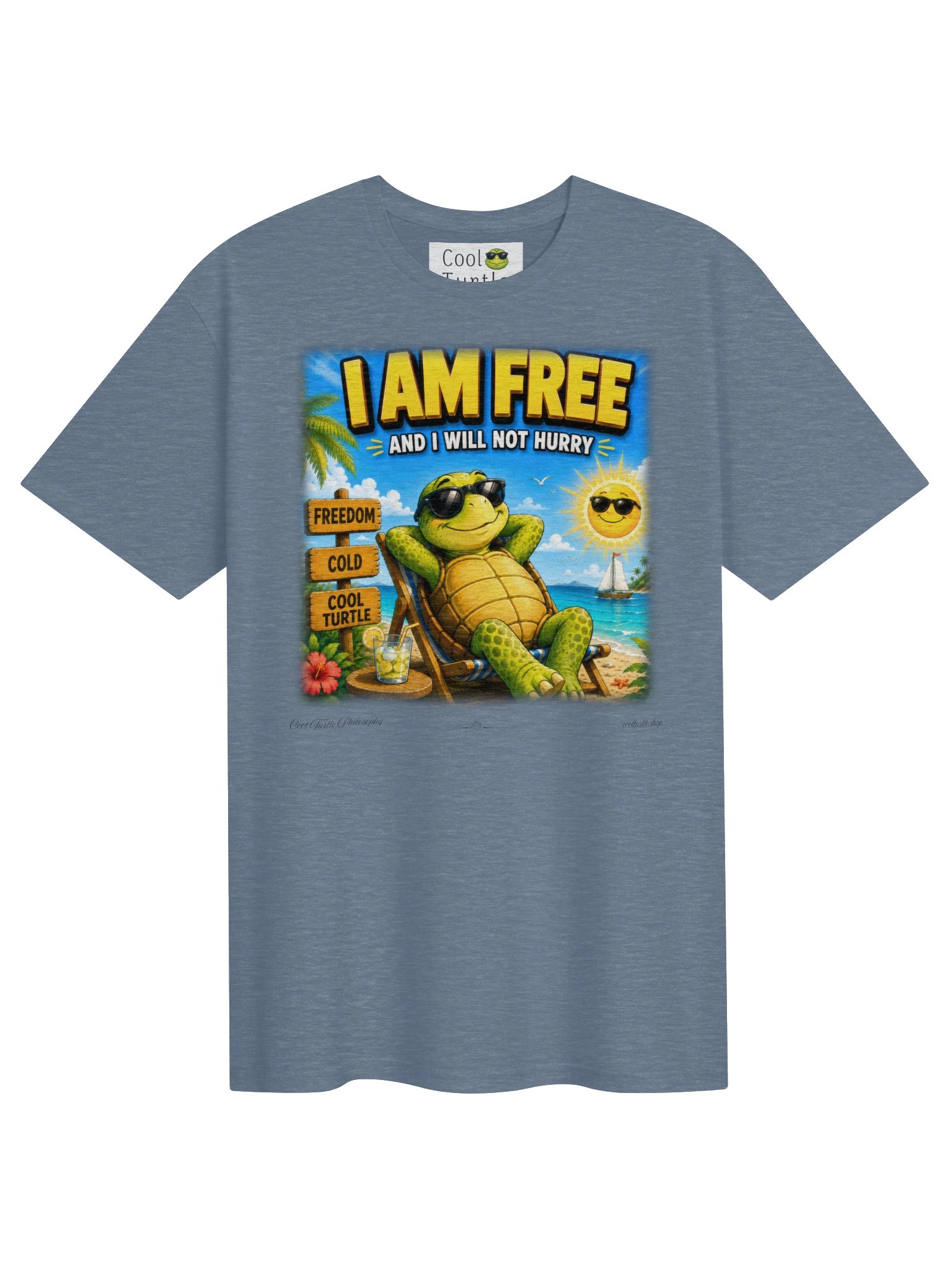 I AM FREE — Gildan 64000 Softstyle T-Shirt product image (1)