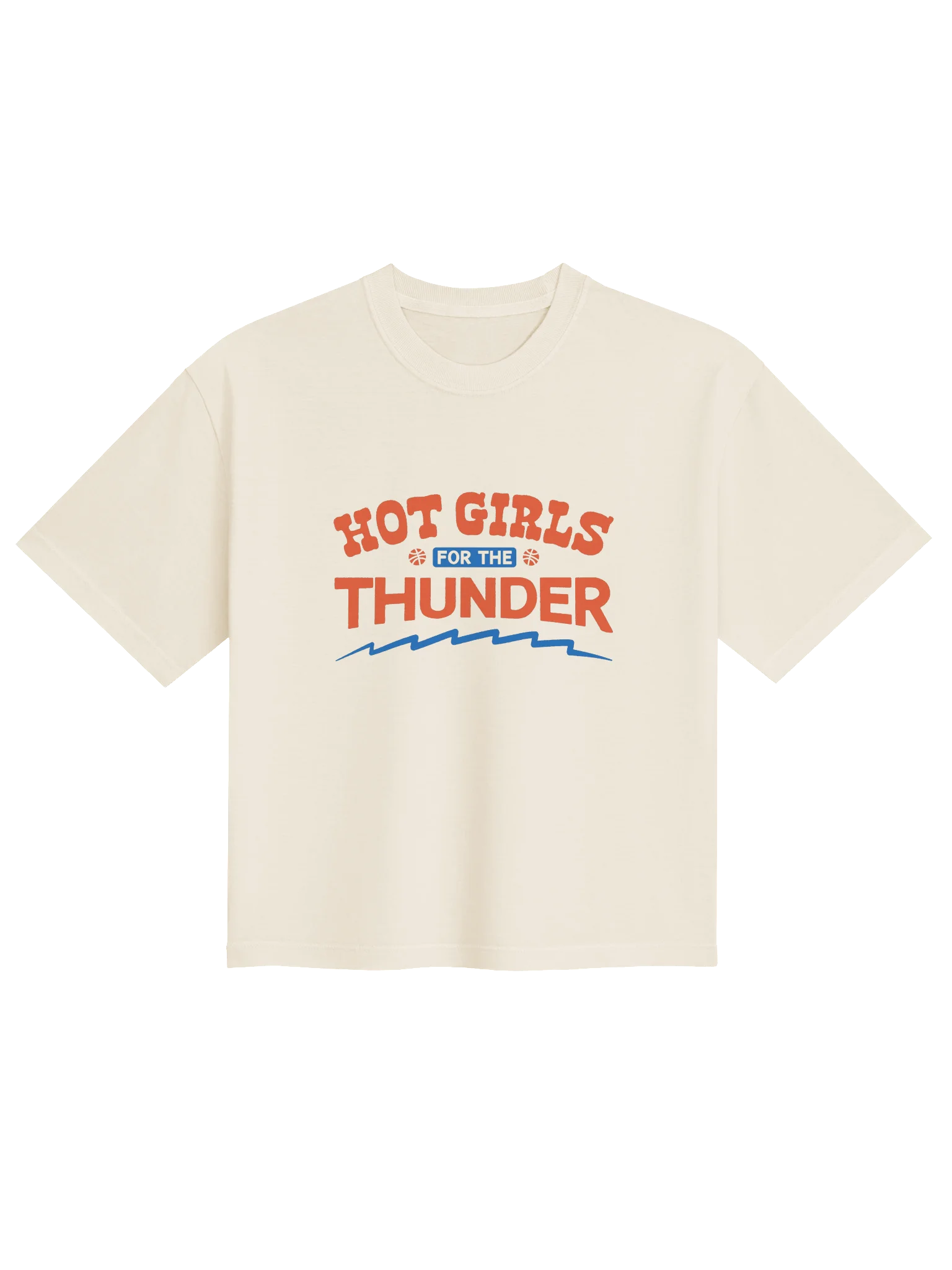 Hot Girls for the Thunder Women's Boxy Tee product image (9)