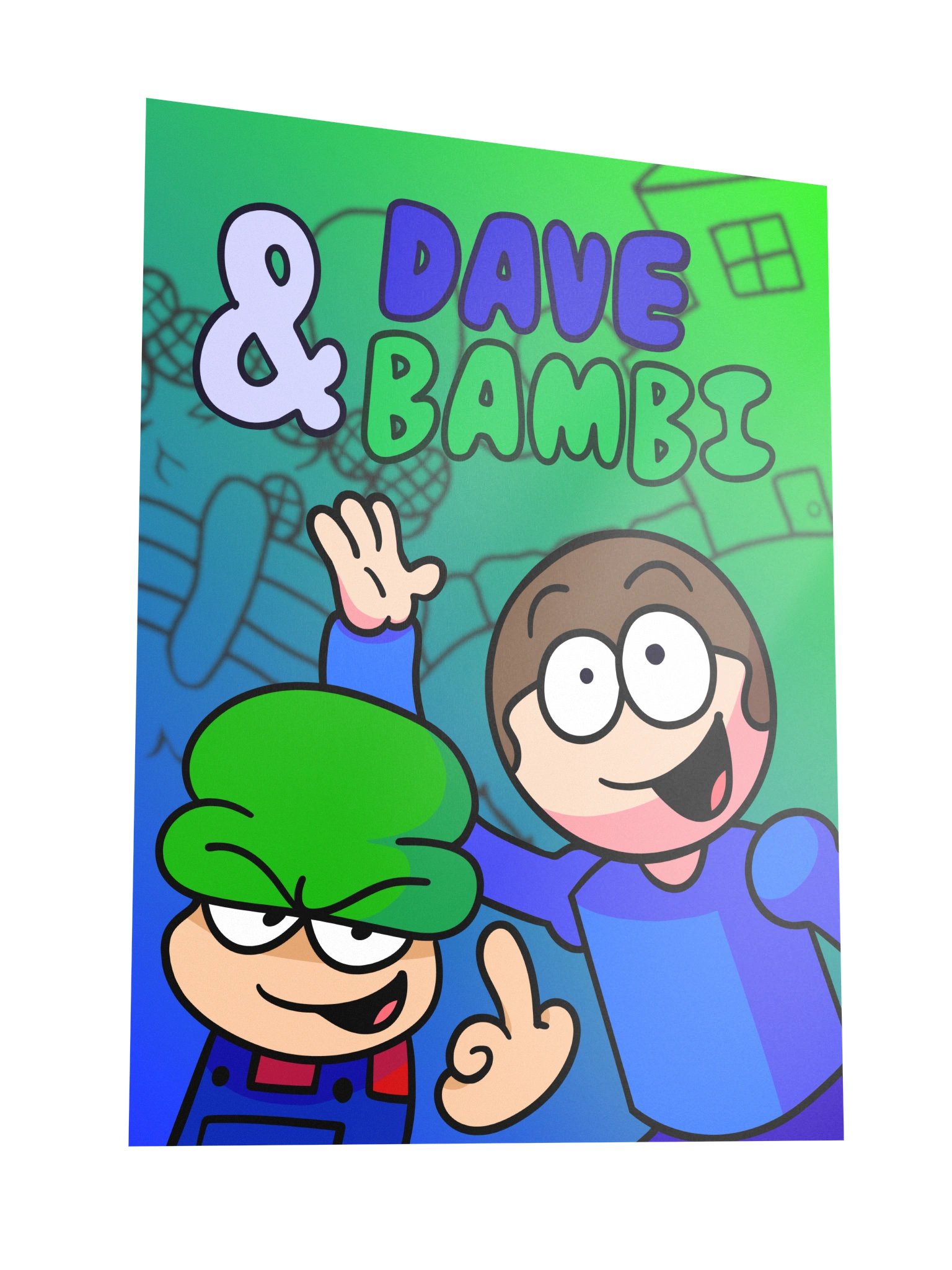 Dave and Bambi Poster (Middle Finger Version) product image (3)
