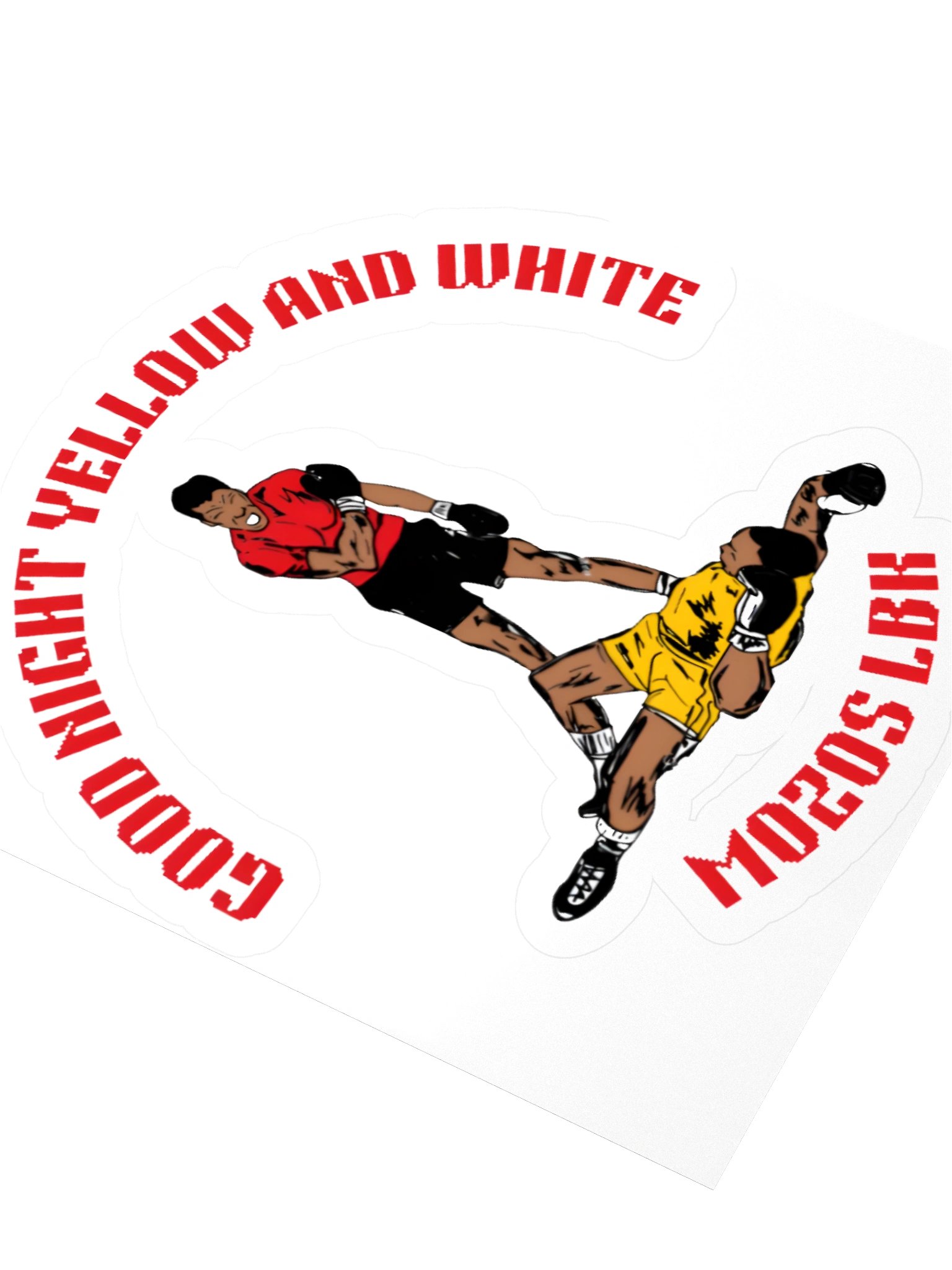 Good Night Yellow and White Sticker product image (6)