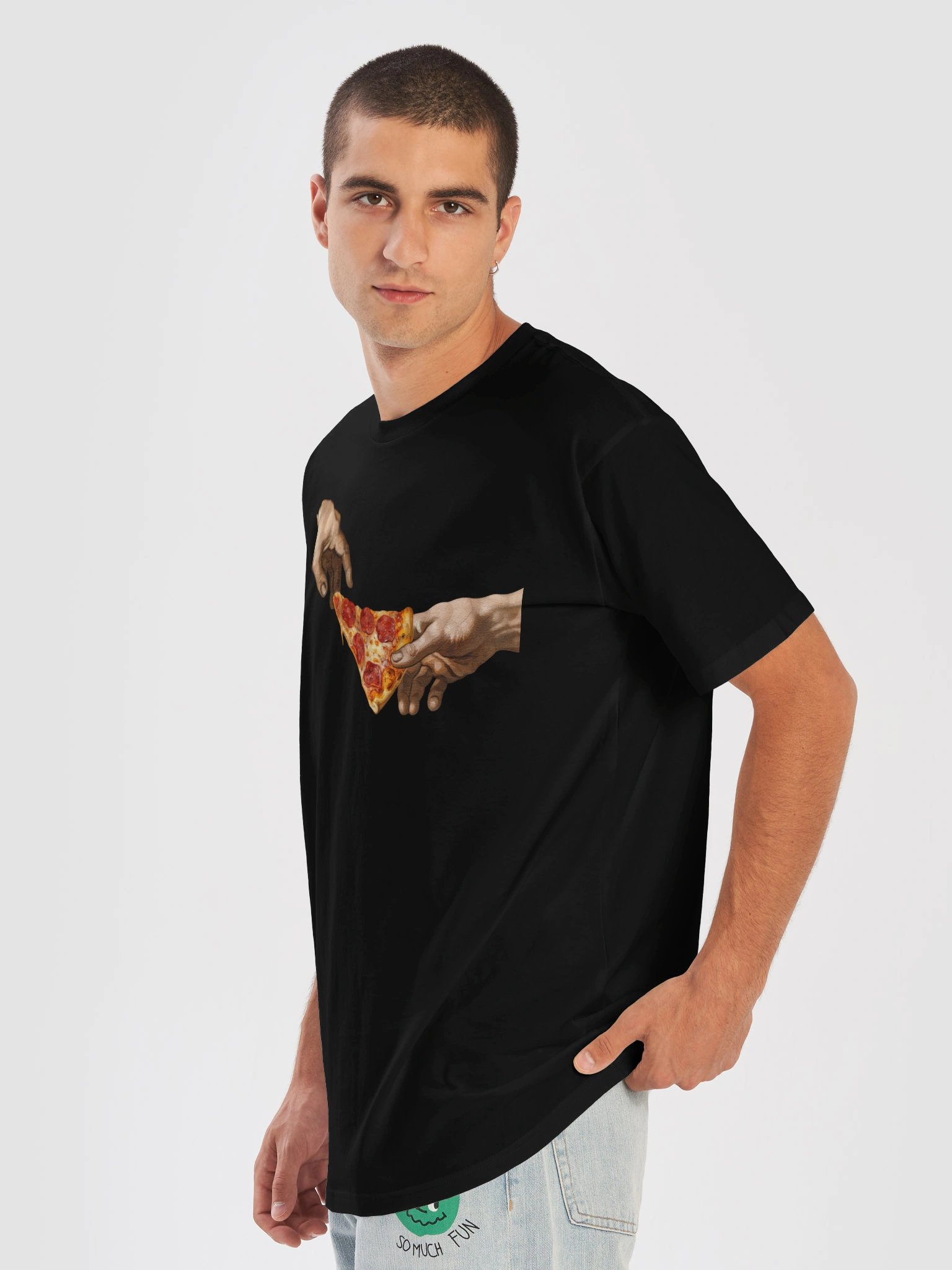 Godly Pizza Slice Graphic Tee product image (28)