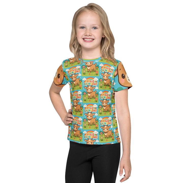 Feliz Chingoat -Kids size- all-over print Tee product image (1)