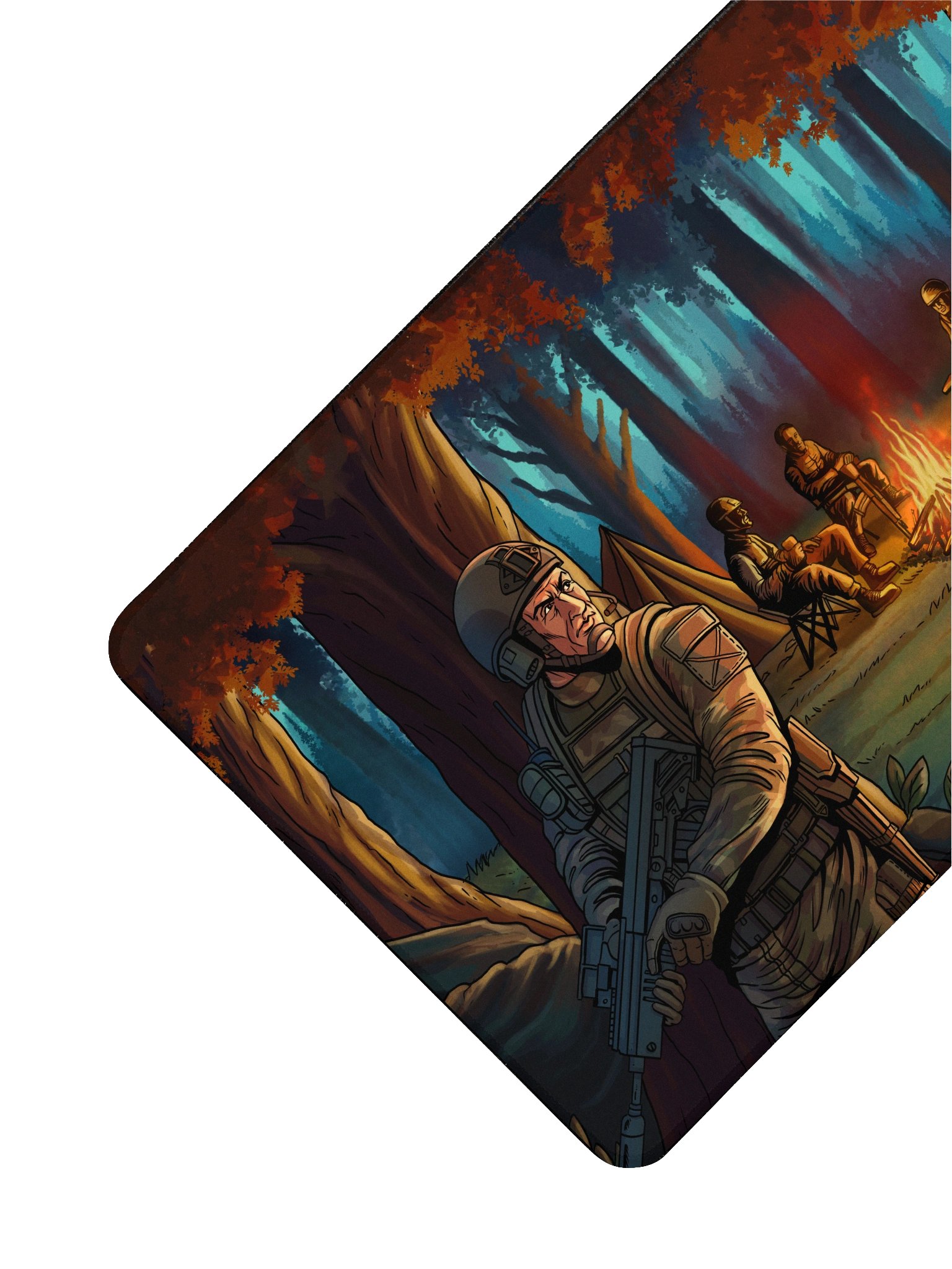 'Forest Ambush' Desk Mat (15.5" x 31.5") product image (3)
