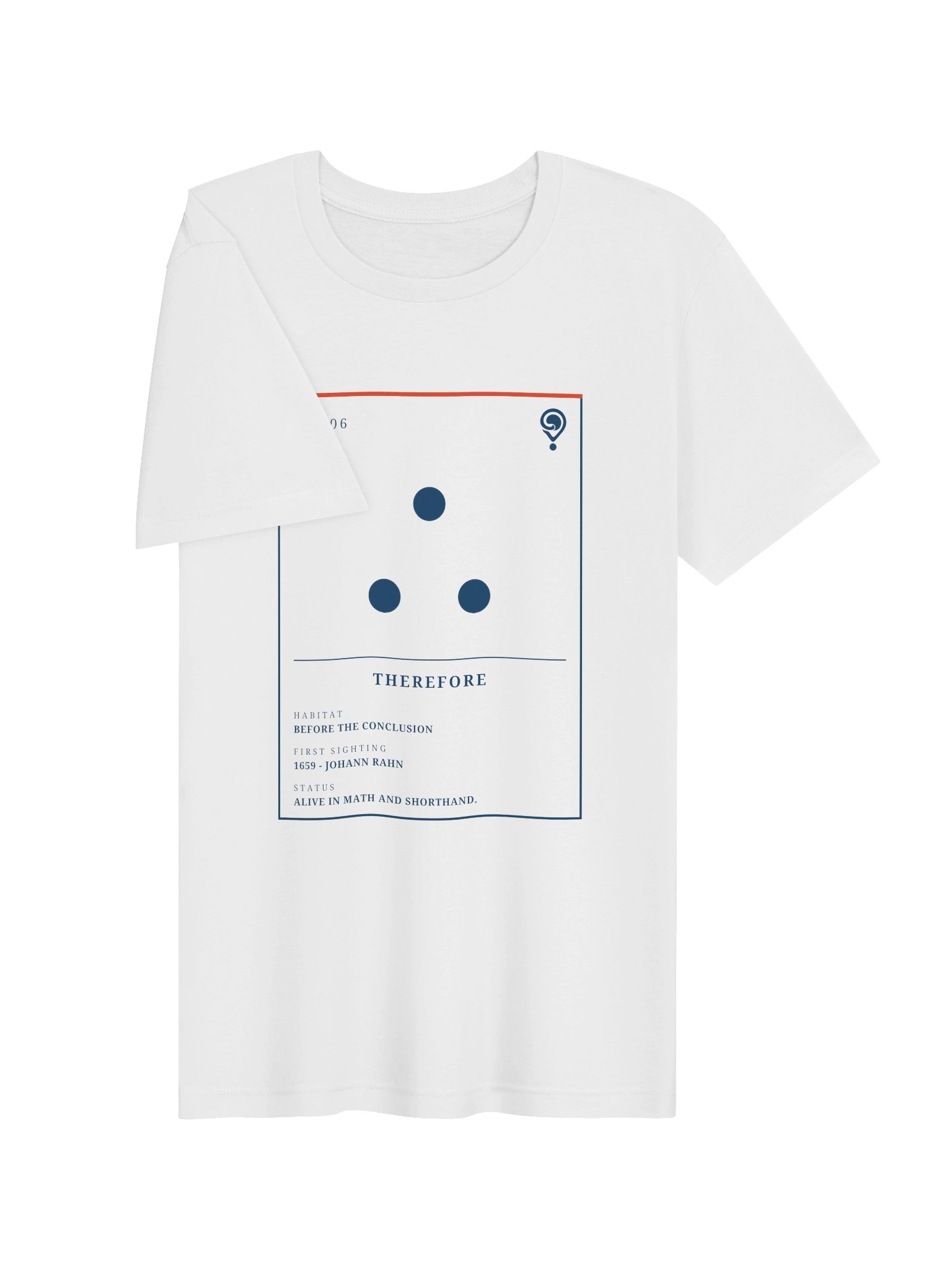 No. 06 Therefore Tee (White) | Field Guide Specimen Series product image (3)