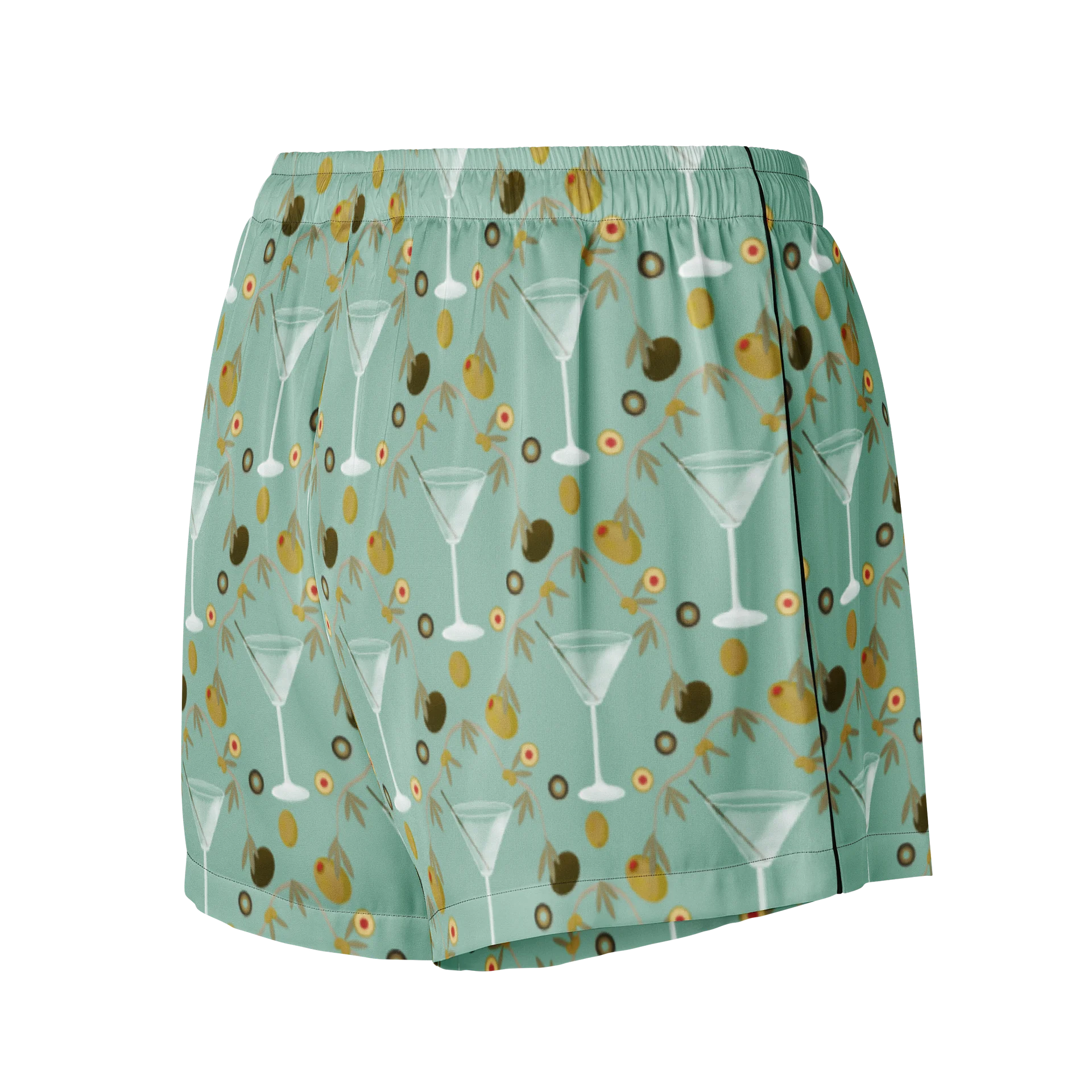 Diamond Martini Twist Women's Pajama Shorts product image (3)