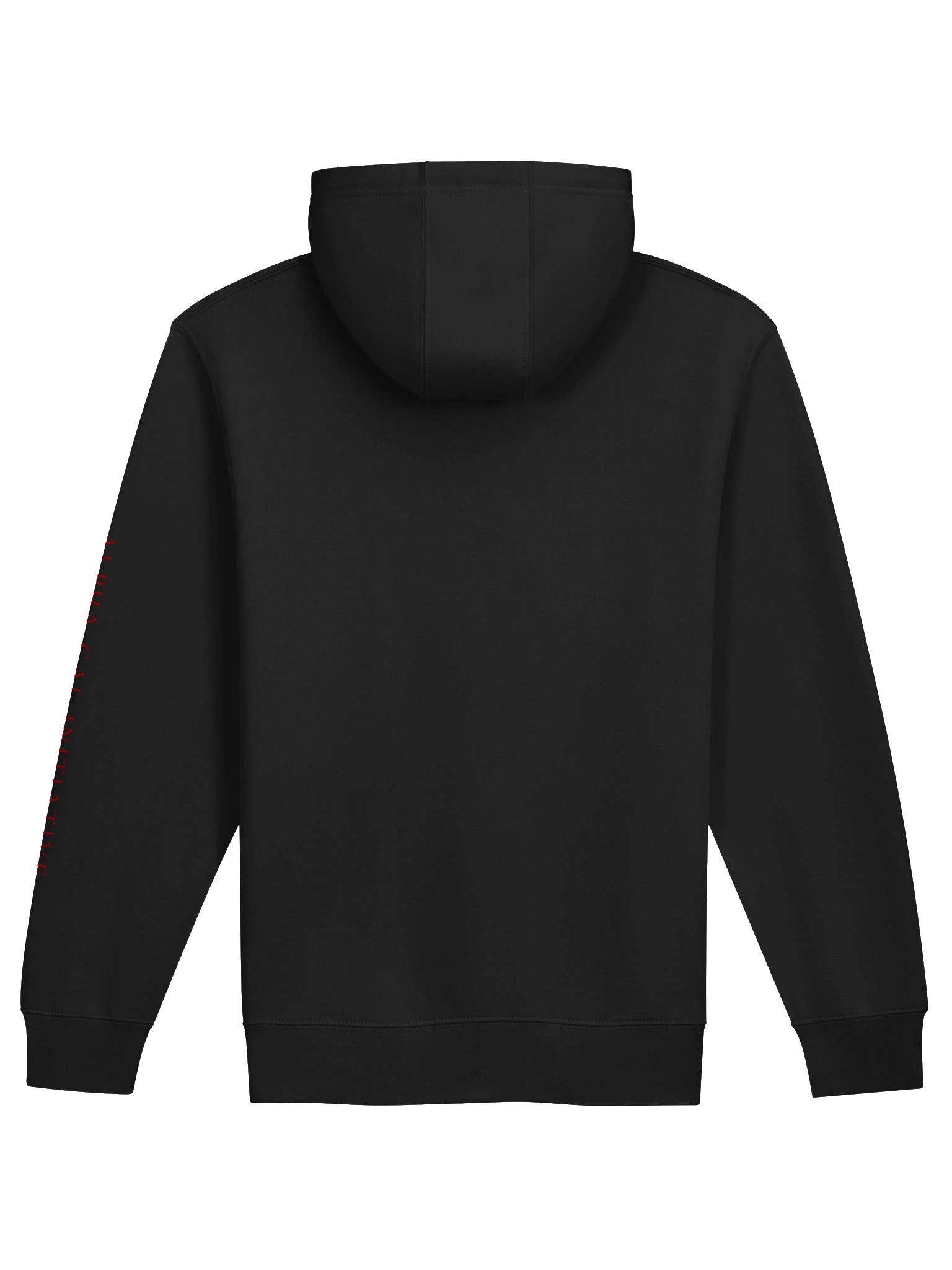 Black / Oxblood Unisex Zip Hoodie product image (2)