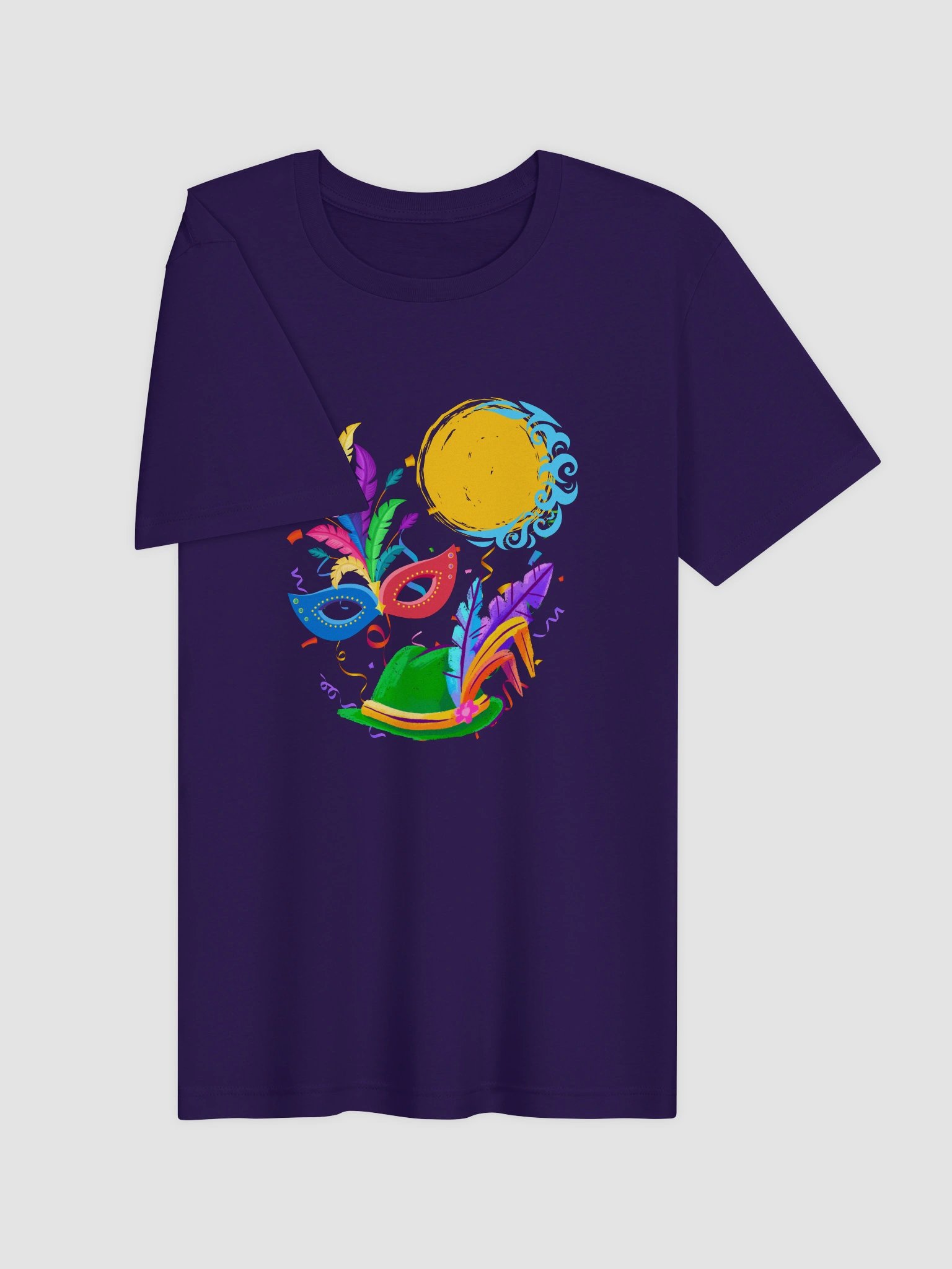 Festive Carnival Mask T-Shirt product image (2)