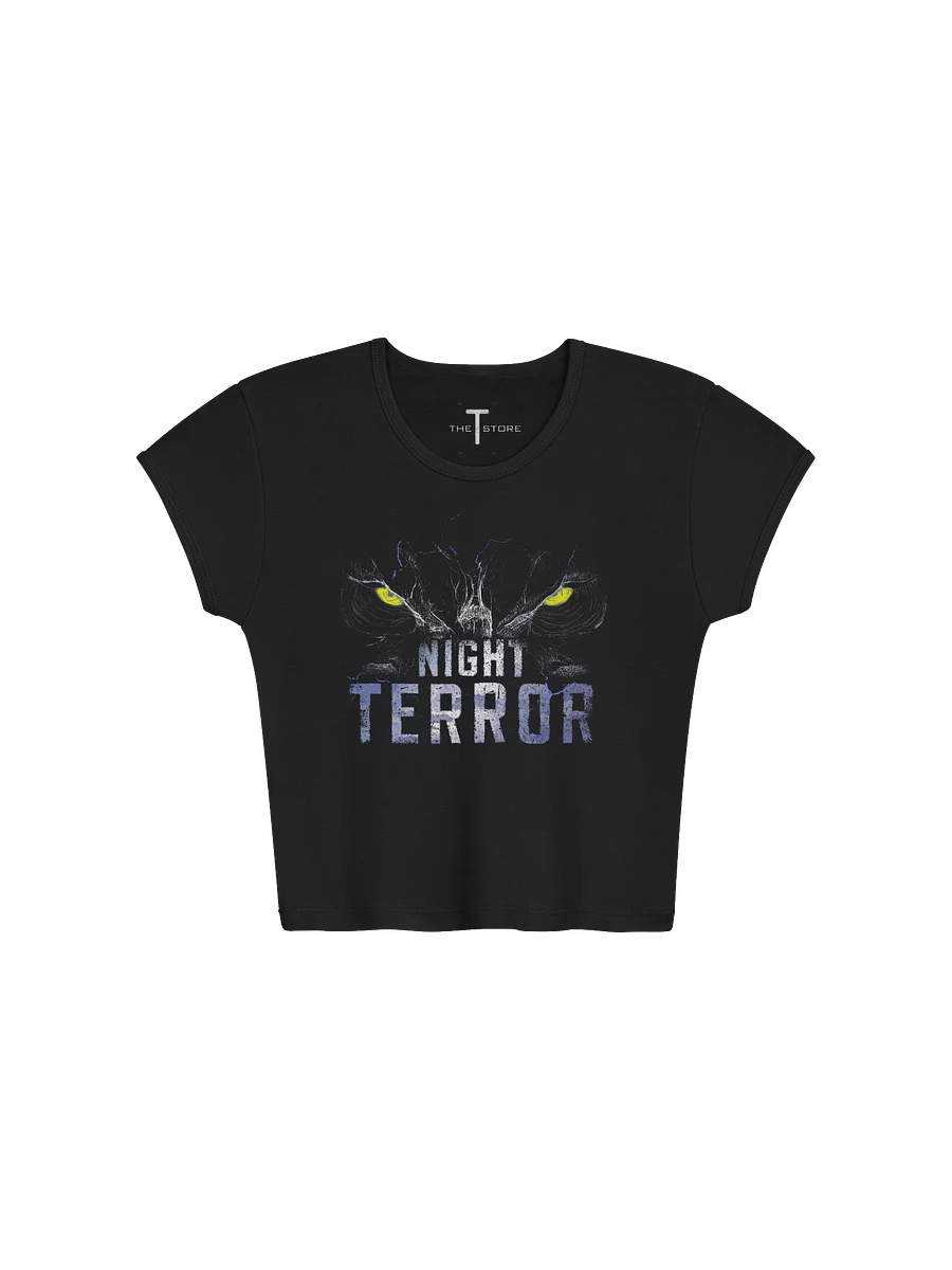 NIGHT TERROR: Women's Crop Top Shirt product image (1)