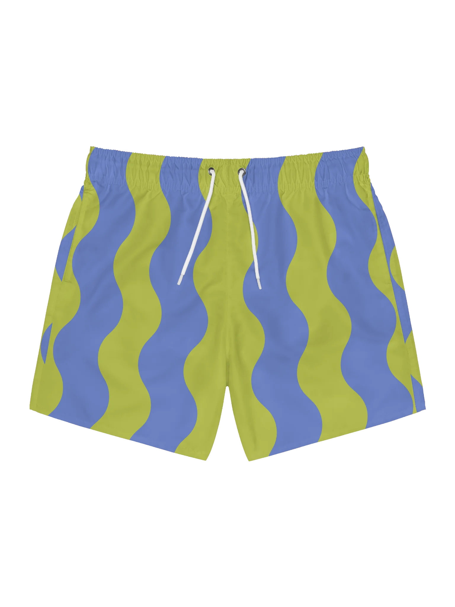 Retro Surf Striped Waves – Swim Trunks product image (1)