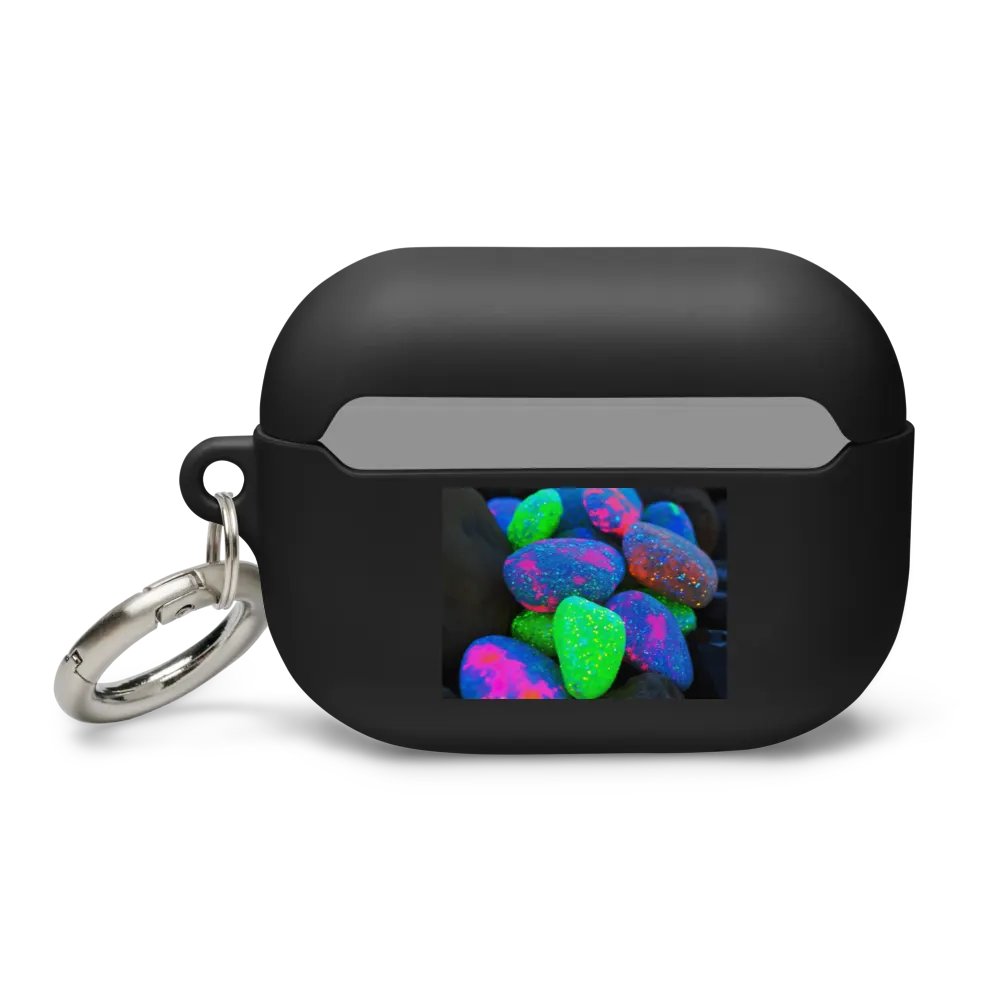 Neon Glitter Rocks AirPods Case - Glitter on the Go product image (1)