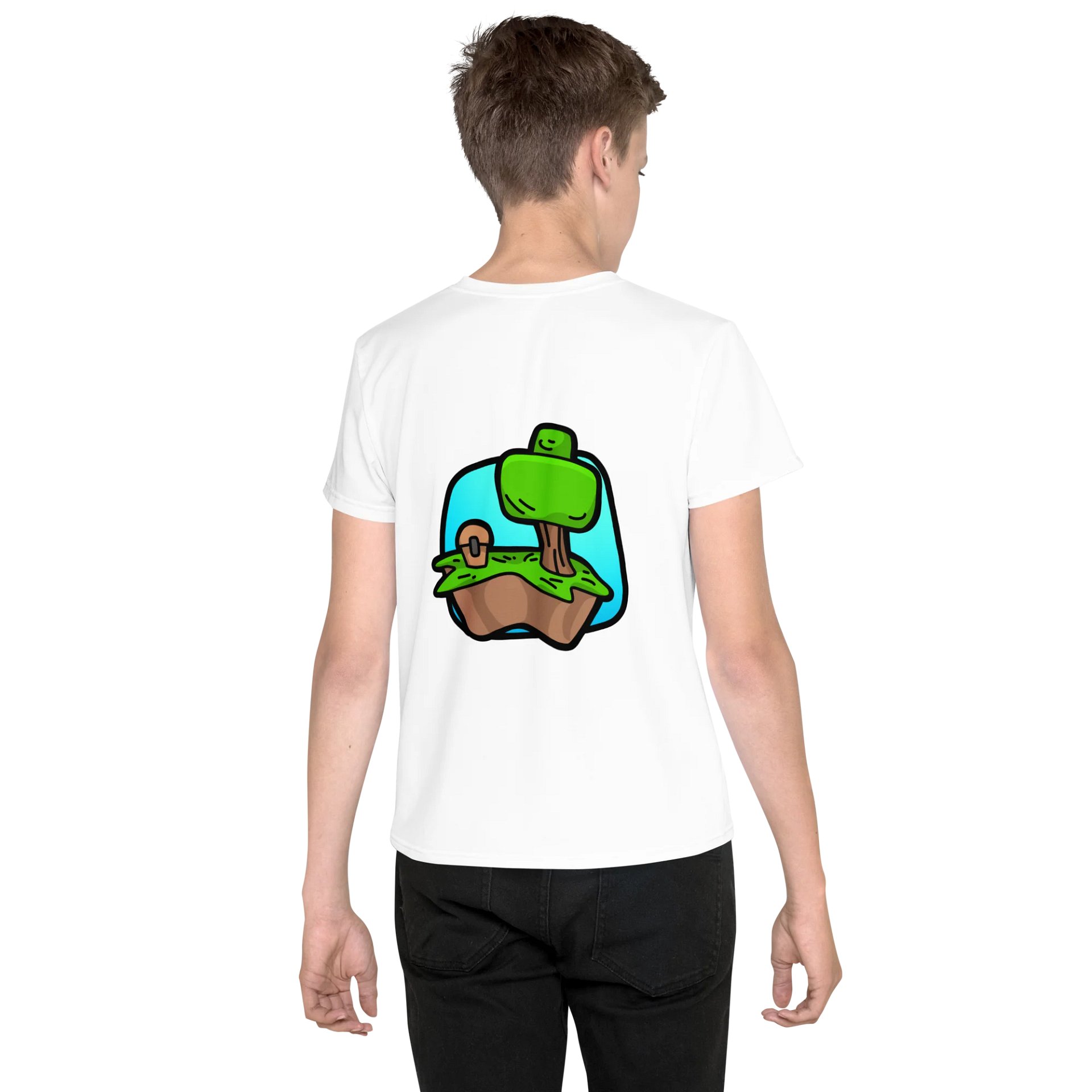 Skyblock Simple Youth Tee product image (4)
