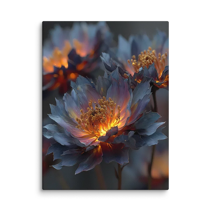 Ember Anemone — Crown of Cinders Series I Canvas product image (2)