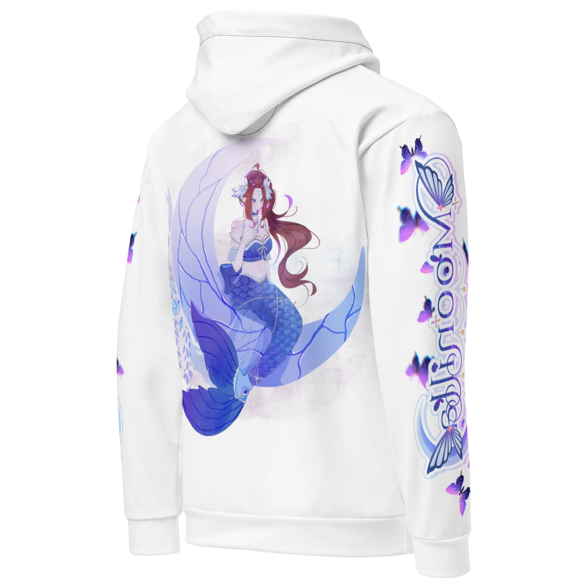 Moon Mermaid Celestial Dream Hoodie (Unisex, Recycled) product image (5)