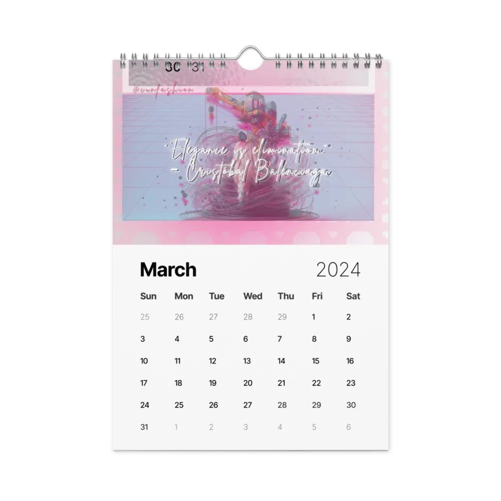 Cun's Fashion Inspiration Calendar product image (9)