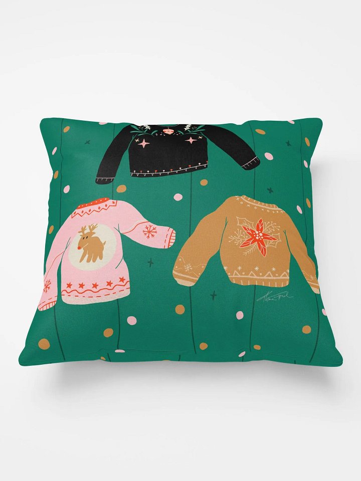 Cheerful Holiday Sweater Pillow product image (2)