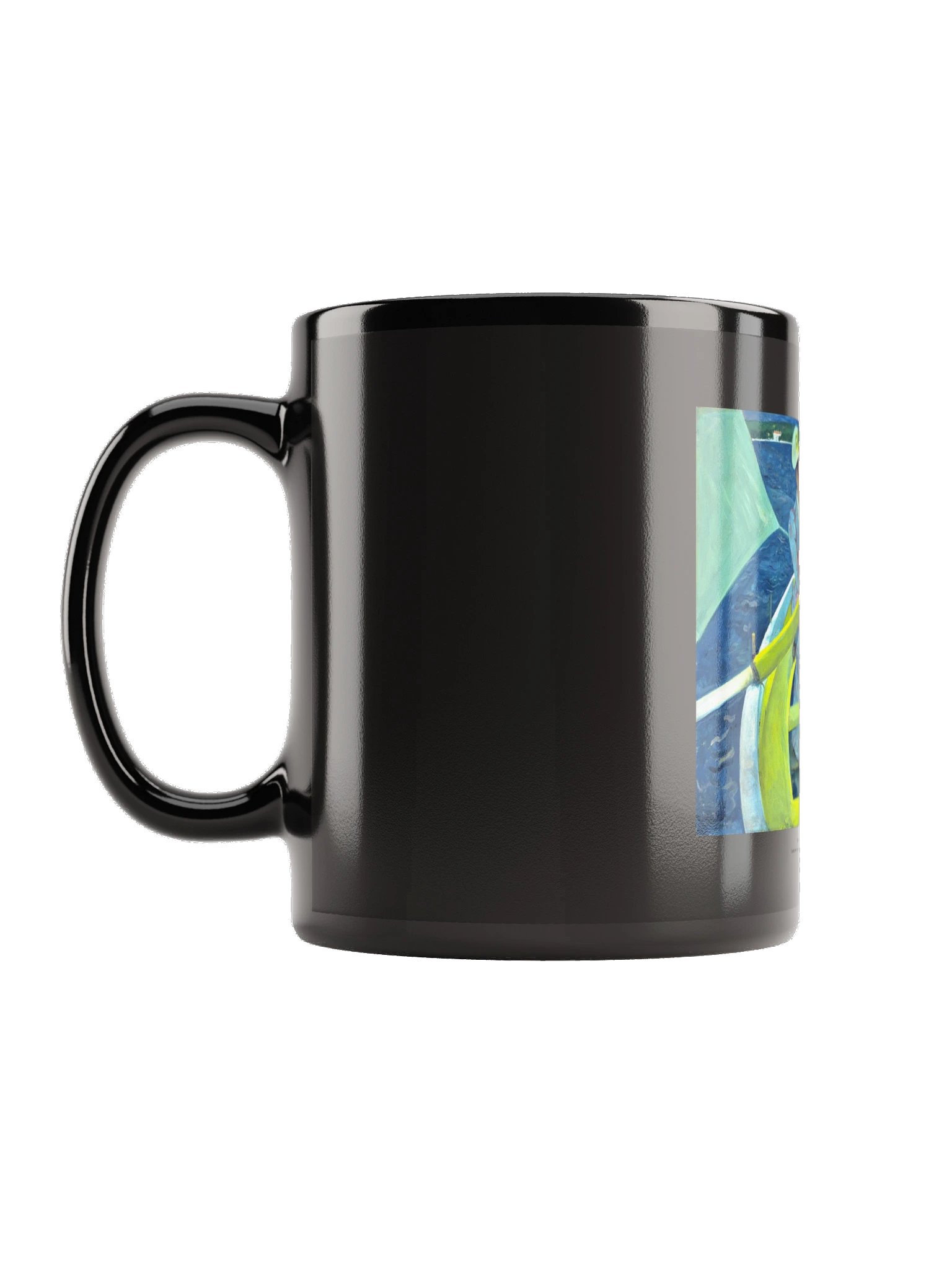 The Boating Party — Black Mug product image (1)