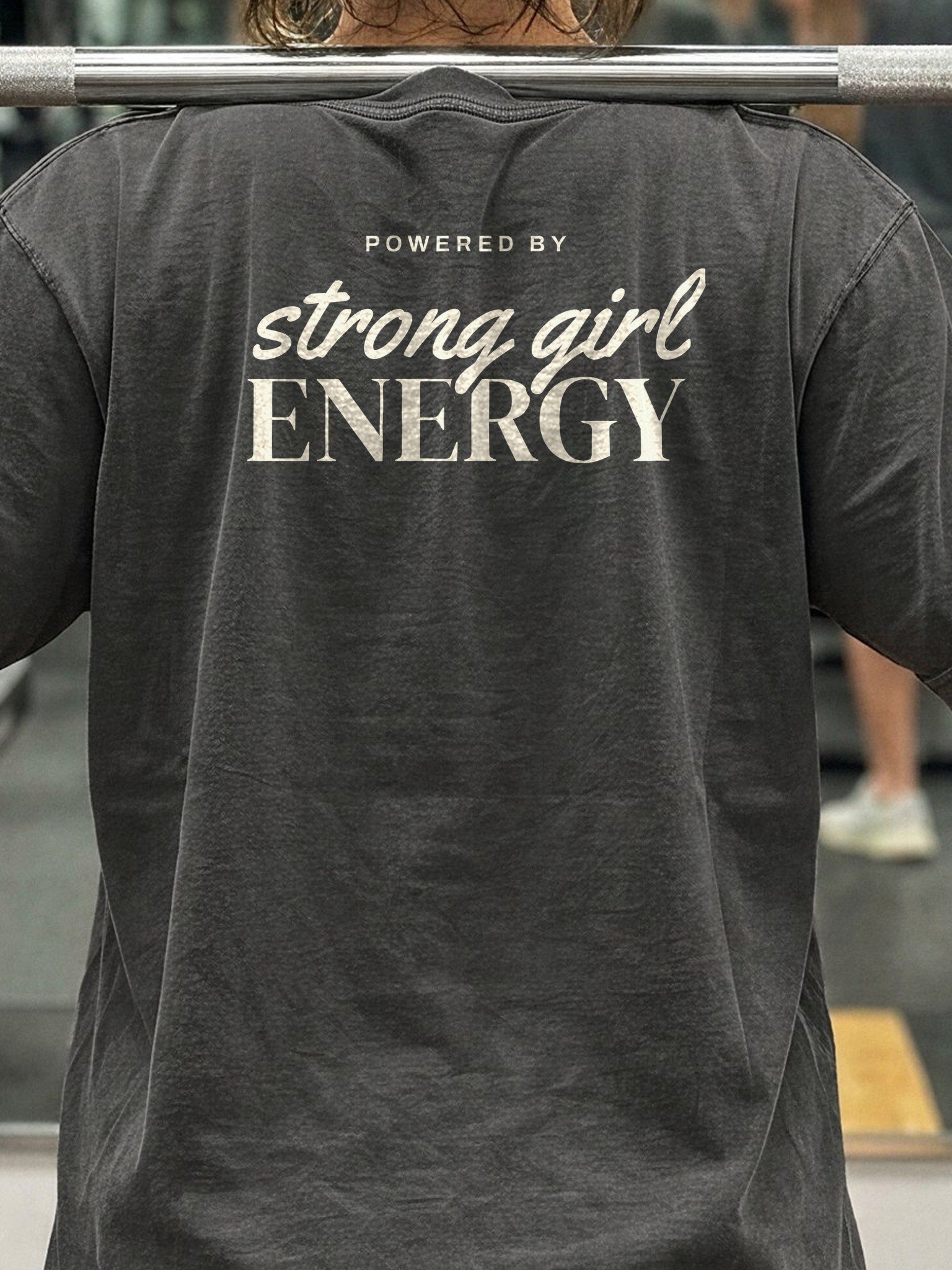 Strong Girl Energy Oversized Gym Tee | Pump Cover product image (4)