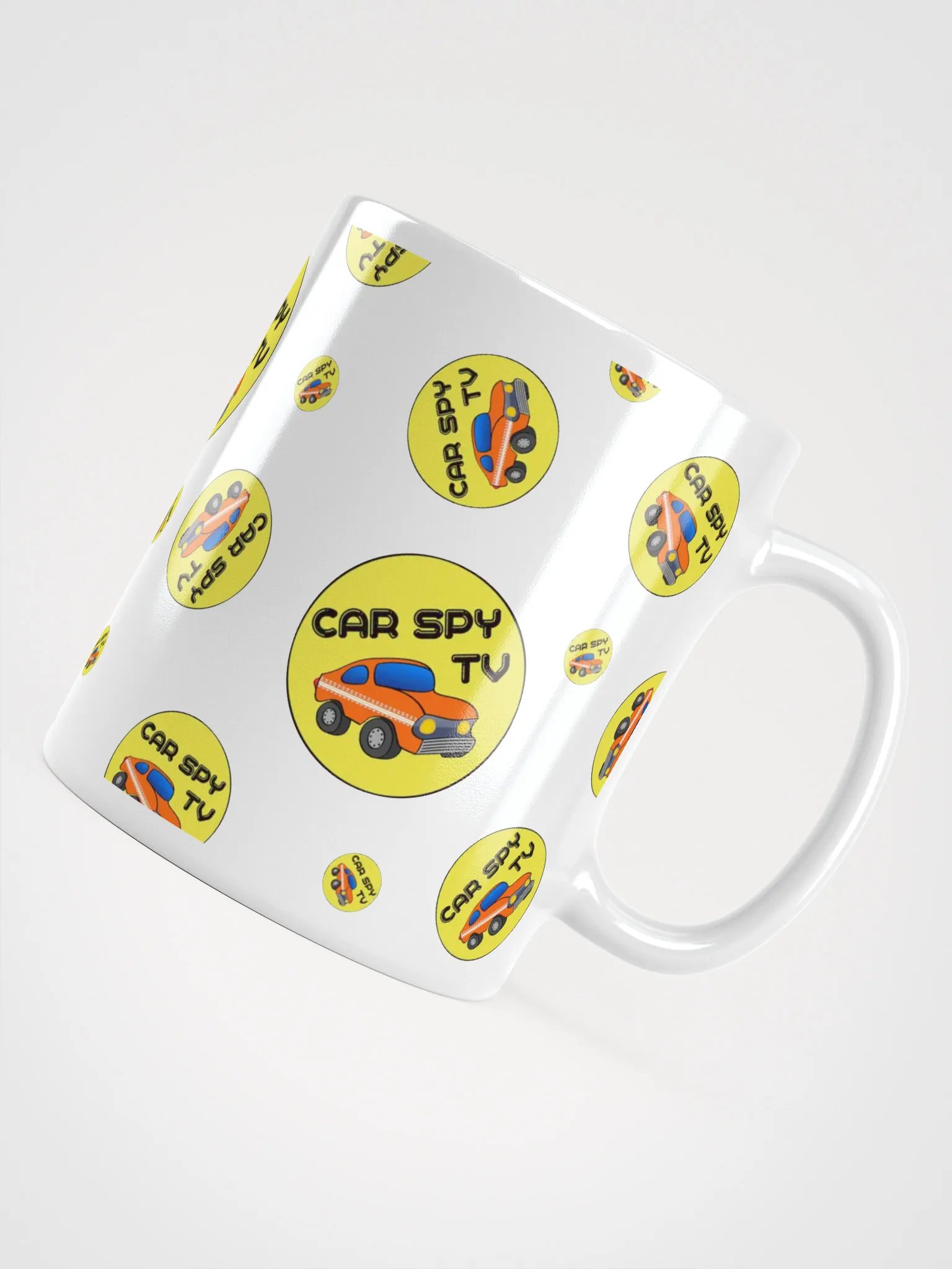 Ceramic Mug: CarSpyTV Logo product image (4)