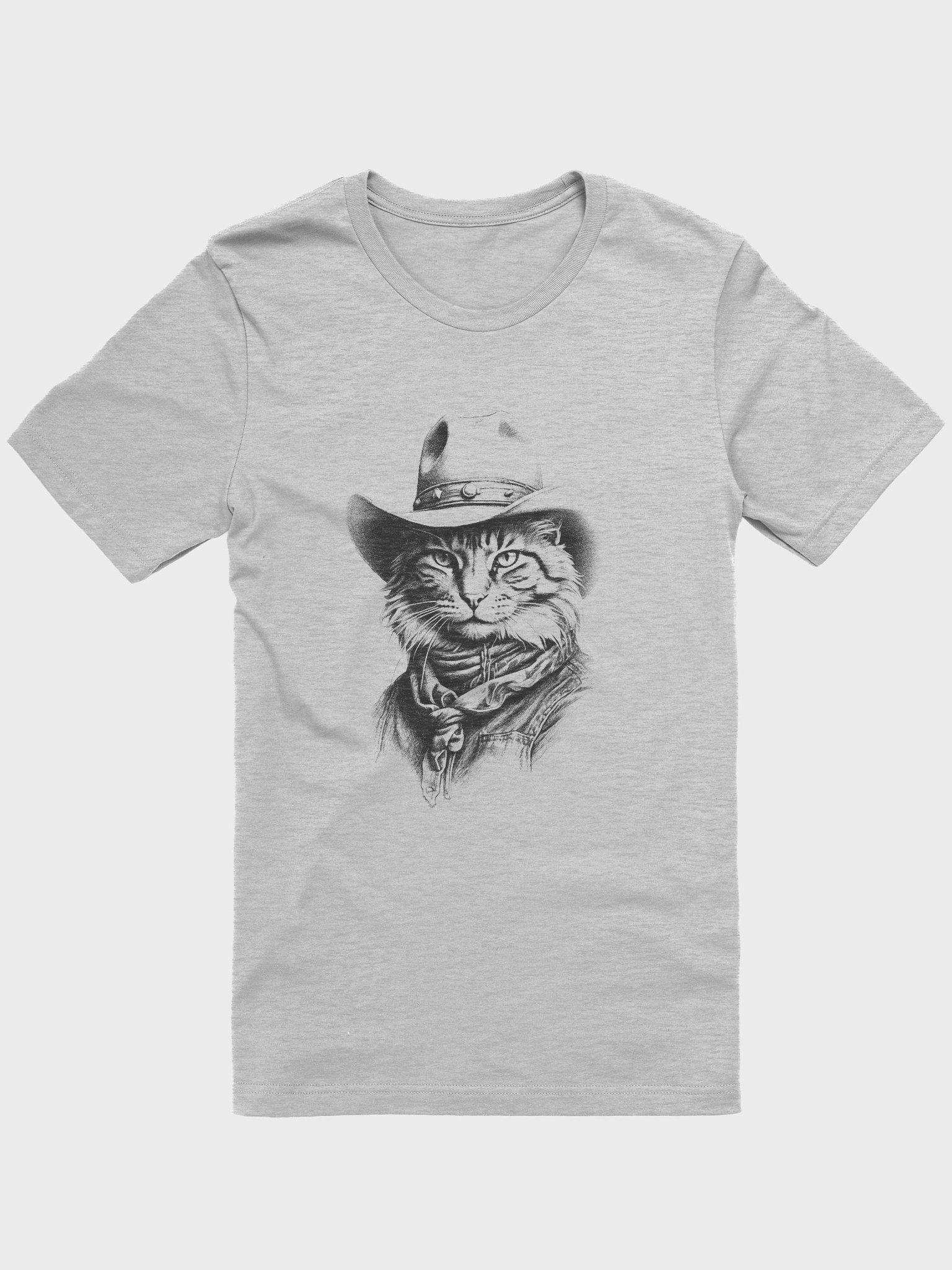 Wild West Cowboy Cat Meowdy T-Shirt product image (7)