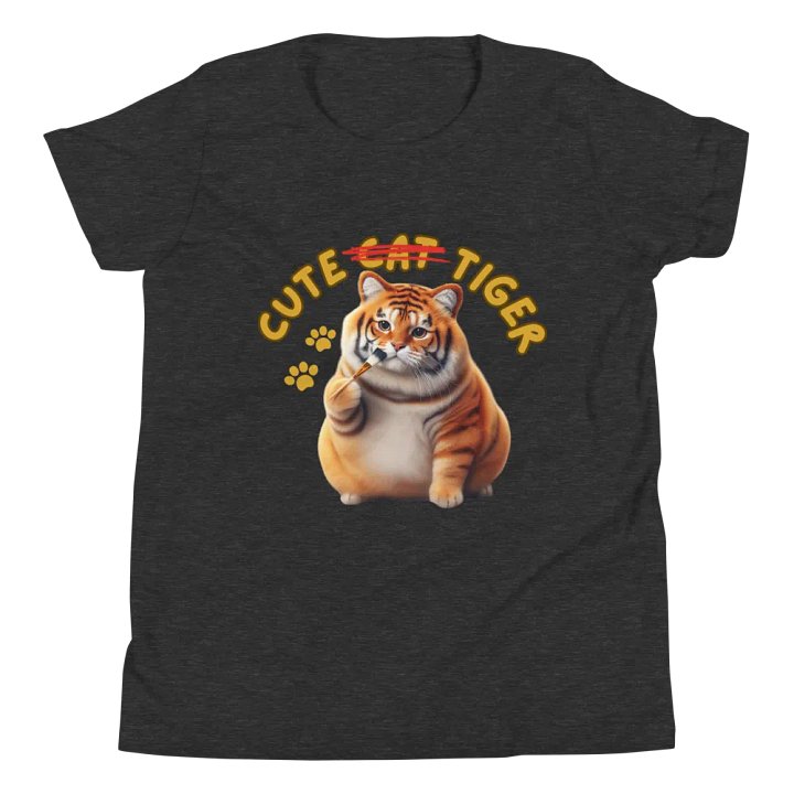 'Cute Not Cat But Tiger' Youth T-Shirt 🐱🐯😄 product image (44)