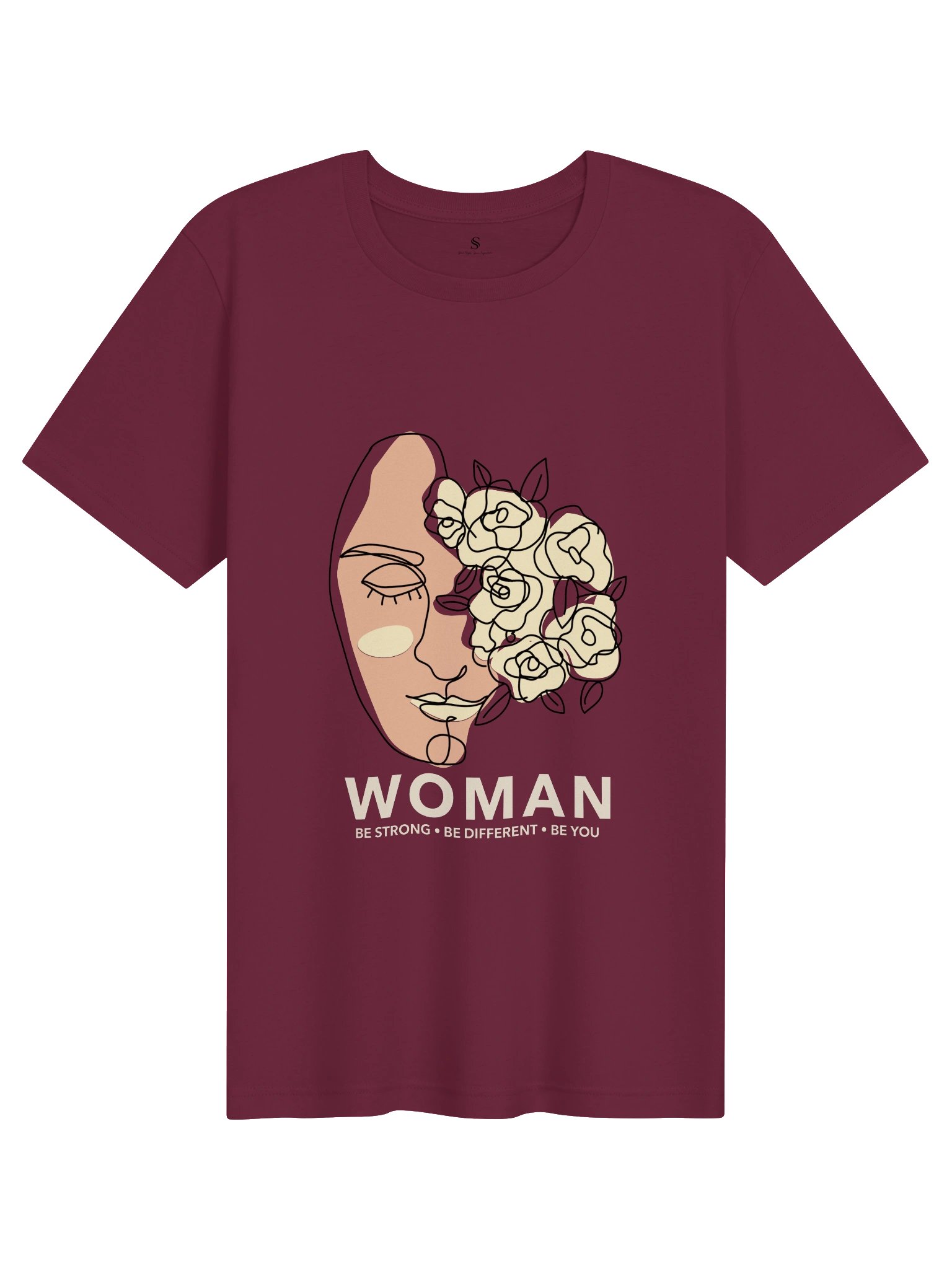 Woman Be Strong Floral Graphic Tee product image (12)