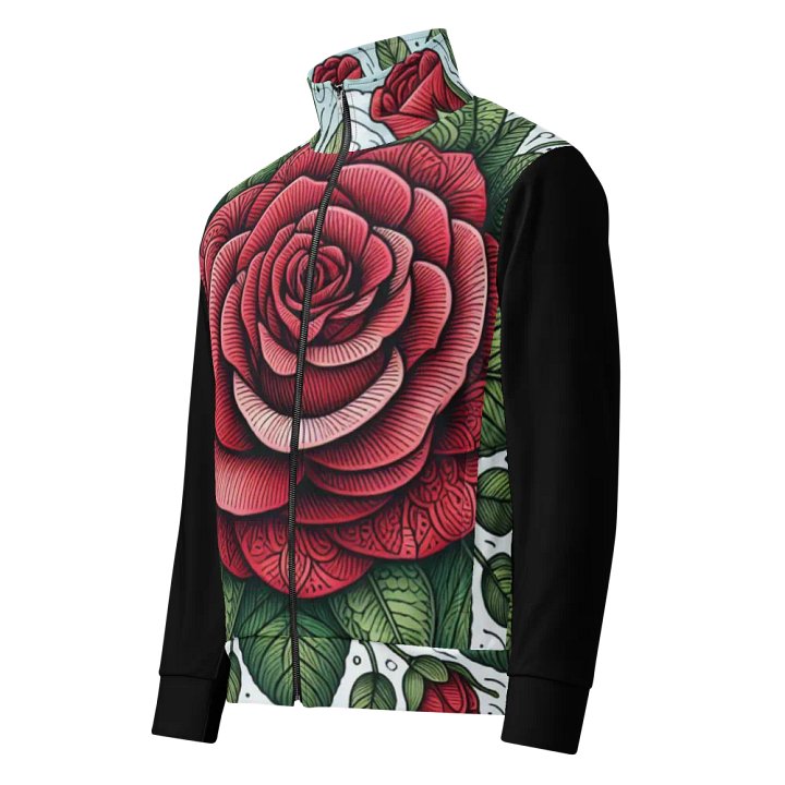 Enchanted Rose Garden Track Jacket | Ai Design product image (1)