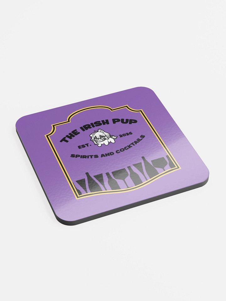 The Irish Pup Glossed Coaster product image (2)