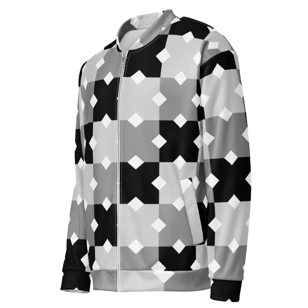 Symmetric Crosses Bomber Jacket product image (3)