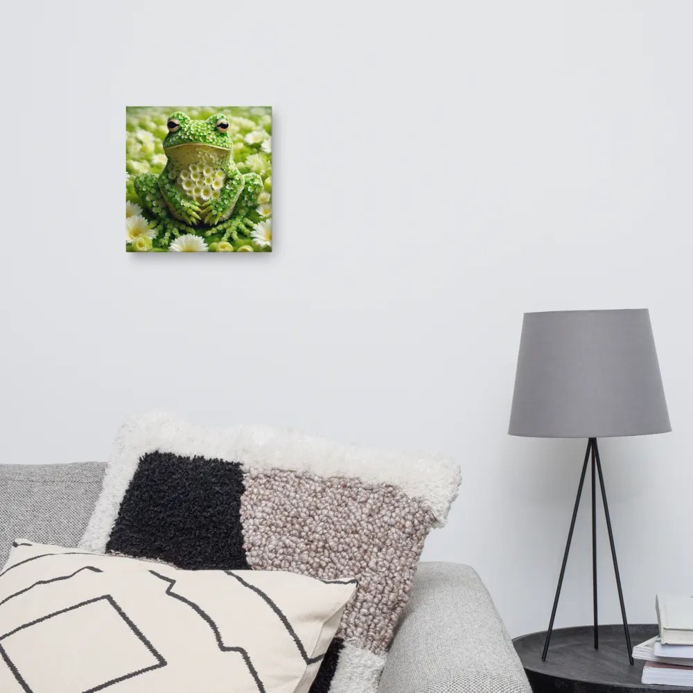 Green Flower Frog Wall Art product image (11)
