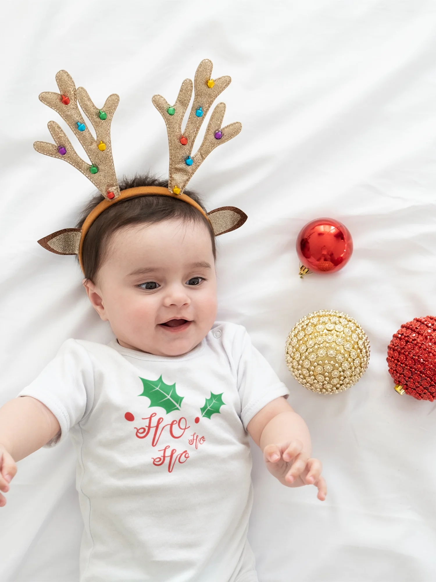 Ho Ho Ho Baby Onesie - Short or Long Sleeve - Cute Baby Christmas Shirt product image (1)