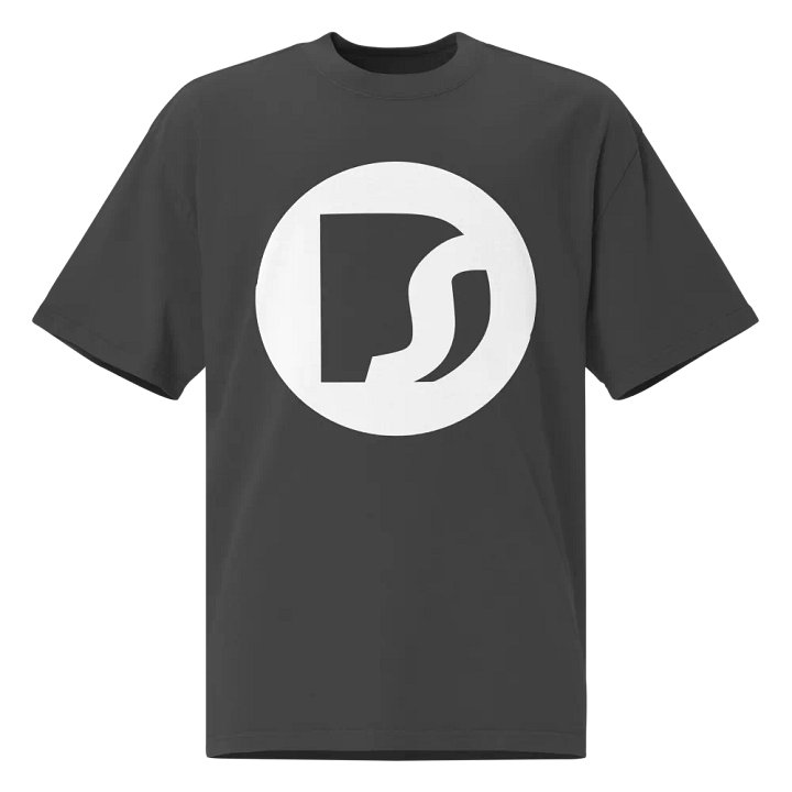 DS OG Logo Oversized Tee White/Faded Black product image (1)