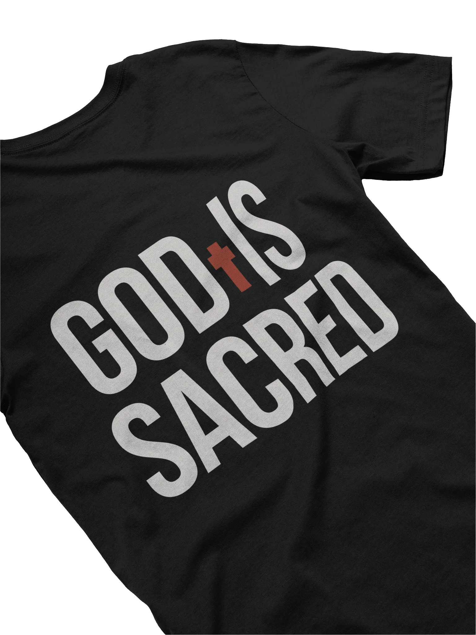 God Is Sacred — Essential Tee (Dark) product image (4)