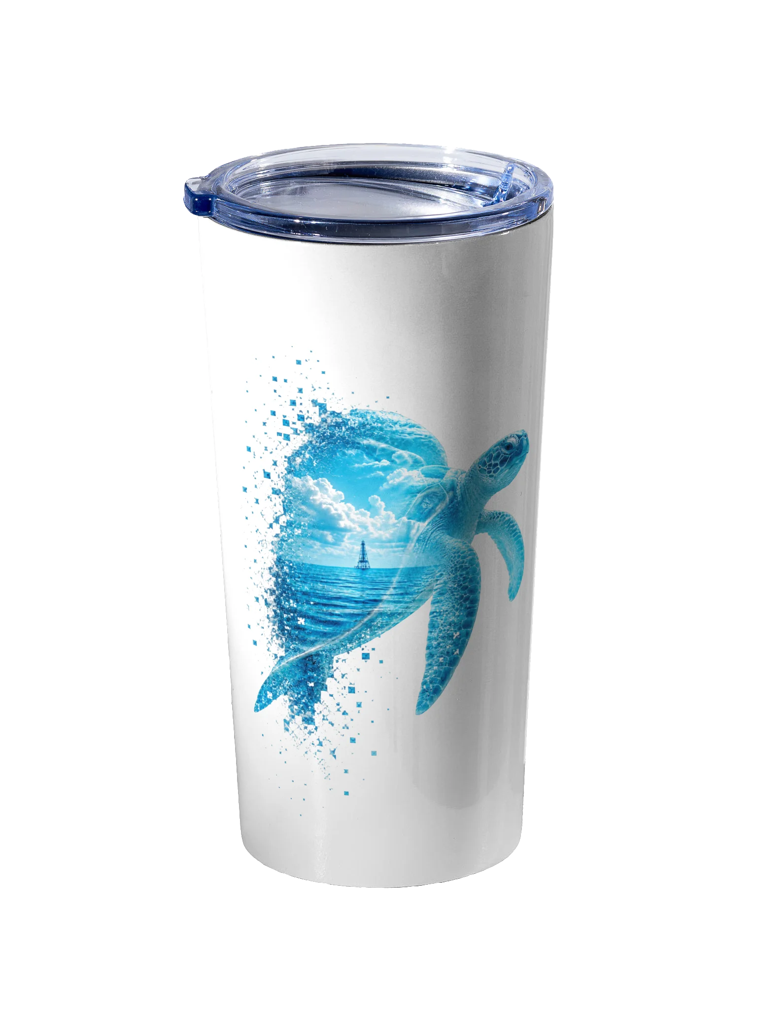 Sea Turtle 20oz Stainless Steel Tumbler - Keys Collection: Lighthouse Edition product image (2)