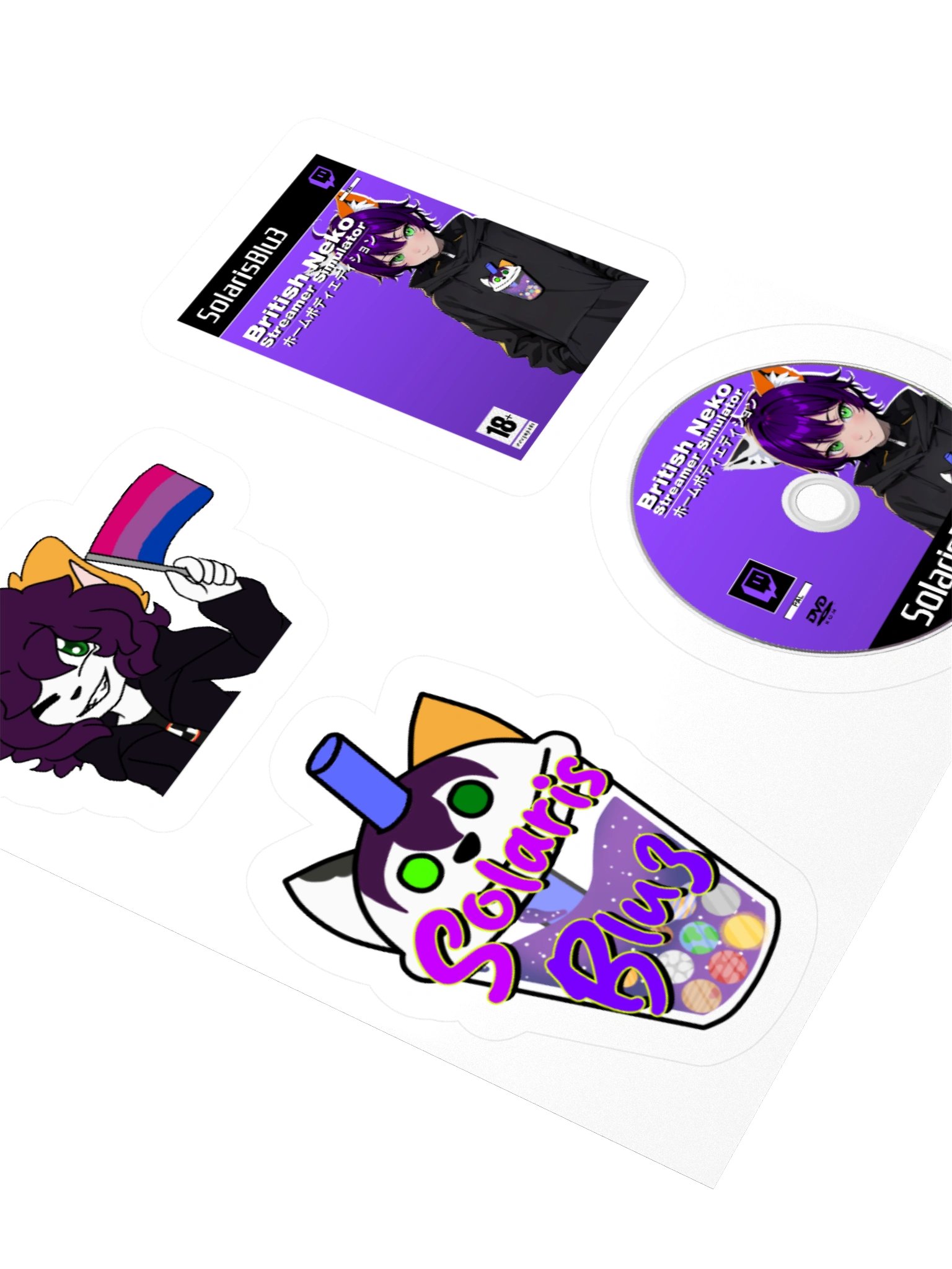 Solaris Streamer Sticker pack! product image (7)