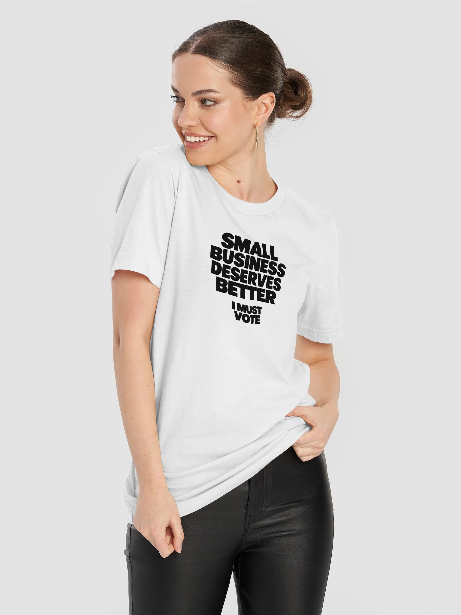 Small Business Deserves Better Tee - White product image (11)