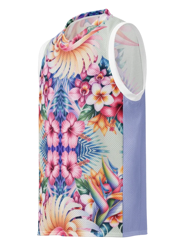 Hawaiian flora 2058-Basketball Jersey product image (6)