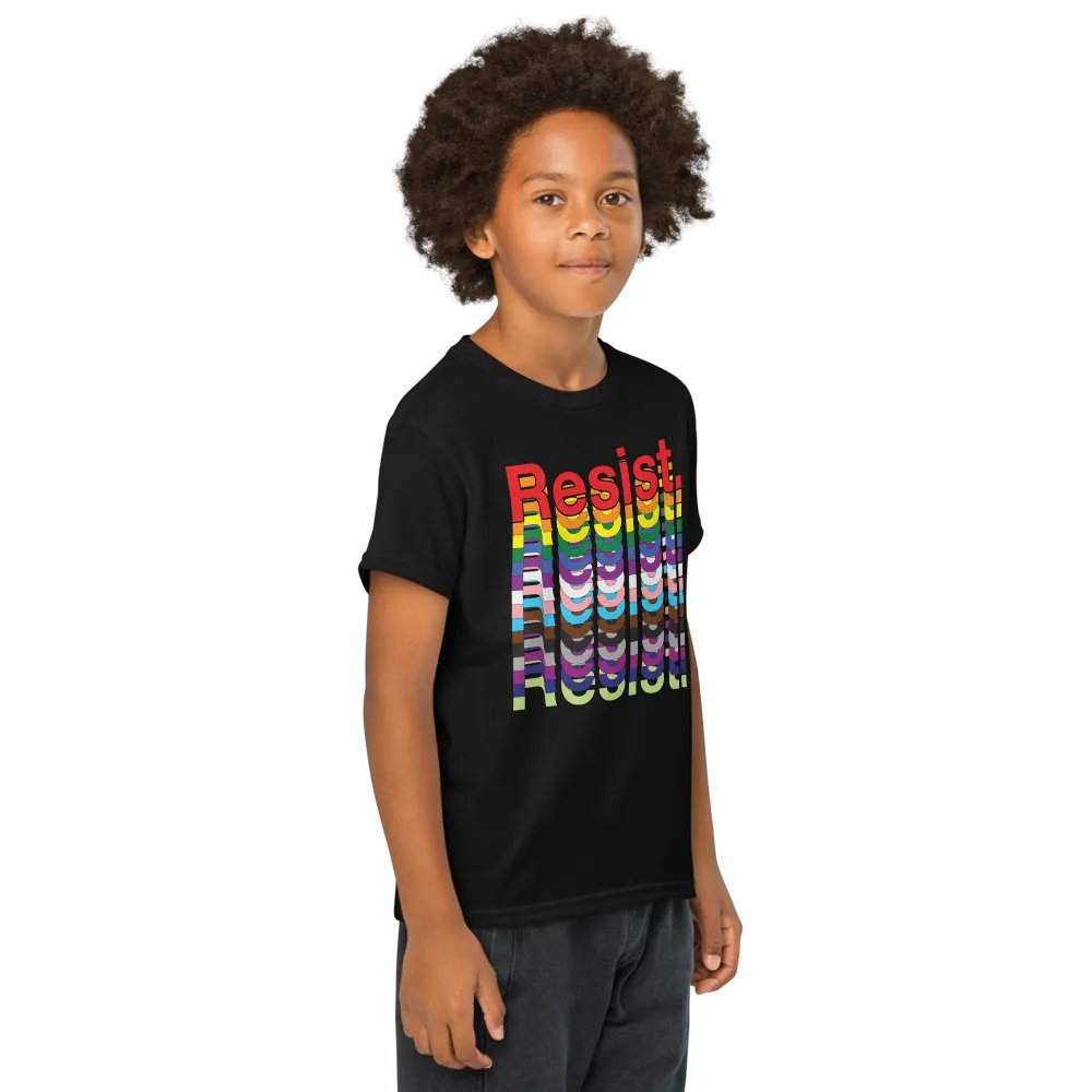 Resist - Rainbow Gildan Youth Sports Tee product image (4)