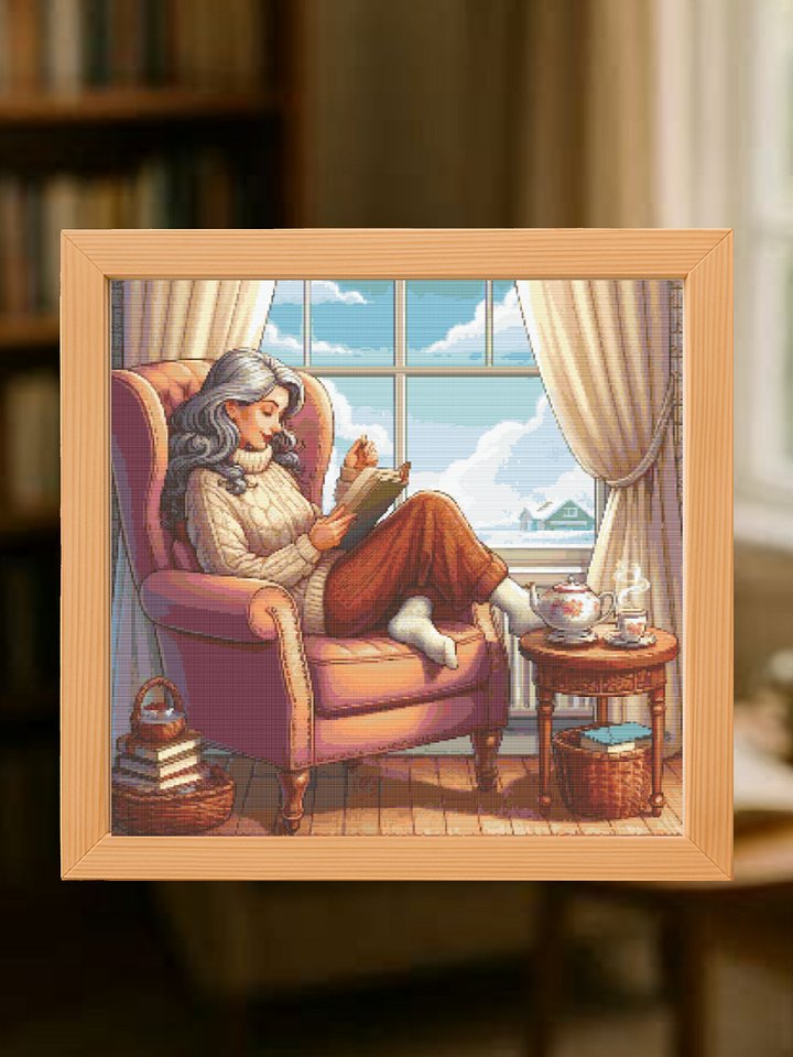 Winter Retreat Cross Stitch Pattern product image (1)