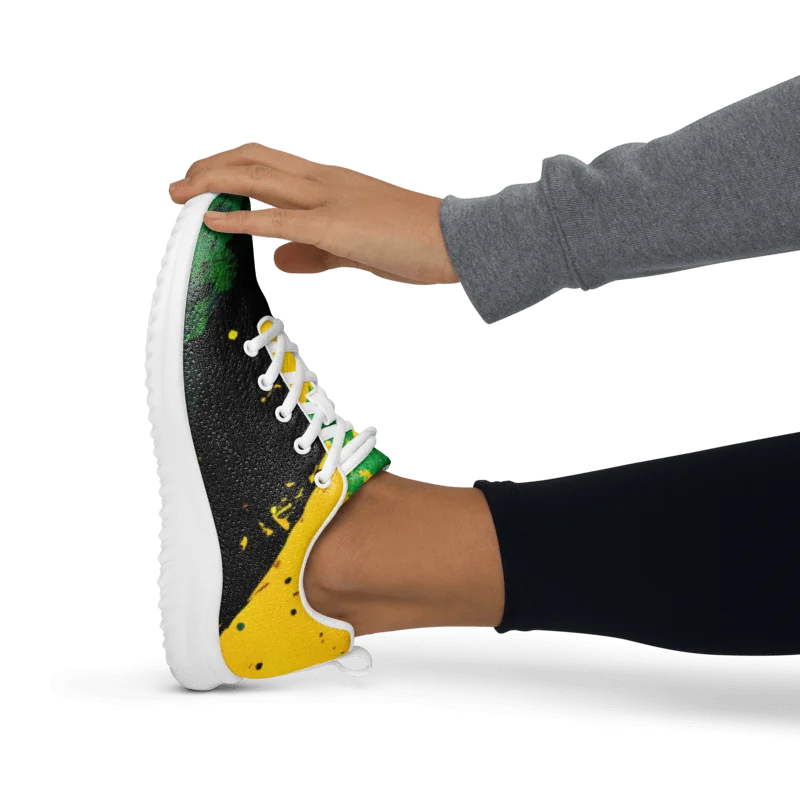 Vintage Jamaica Sport Print - CaribbeanApples | Women's Athletic Shoes product image (6)