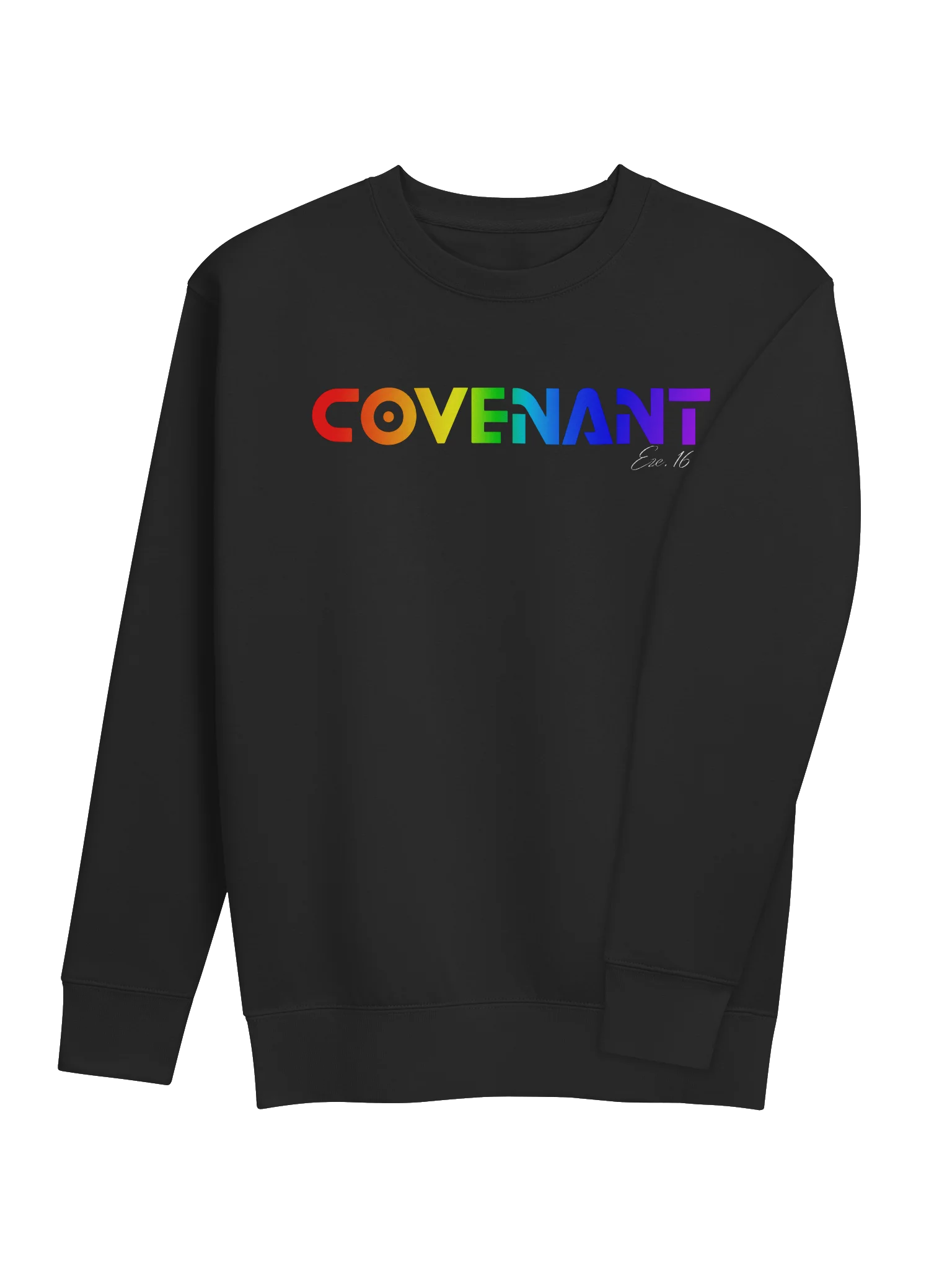 COVENANT. Rainbow Faith Statement Sweatshirt — His Promise Still Stands product image (26)