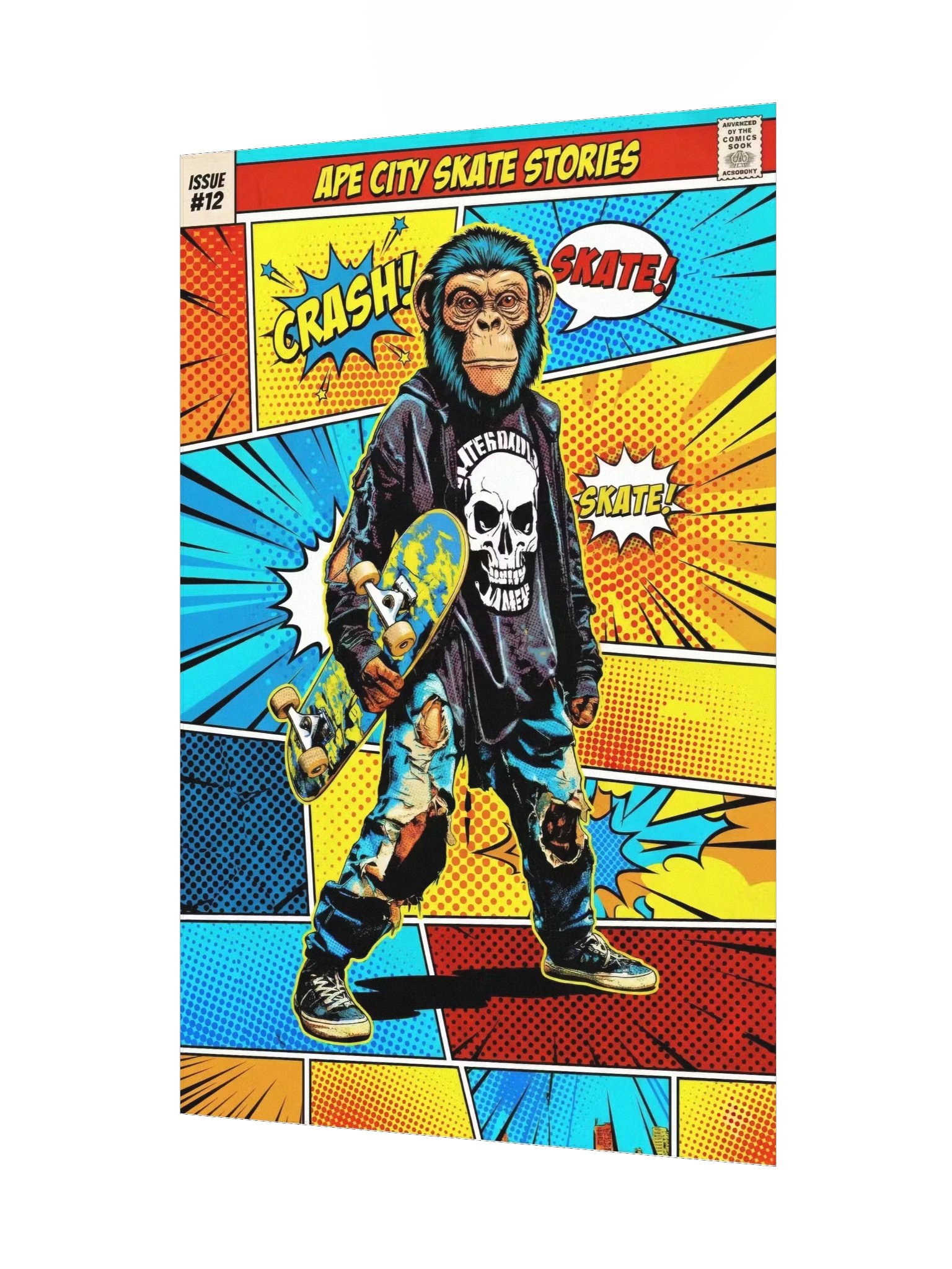 APE-SKATER // ISSUE #12: NEON POP (OFFICIAL COLLECTOR’S PRINT) product image (9)