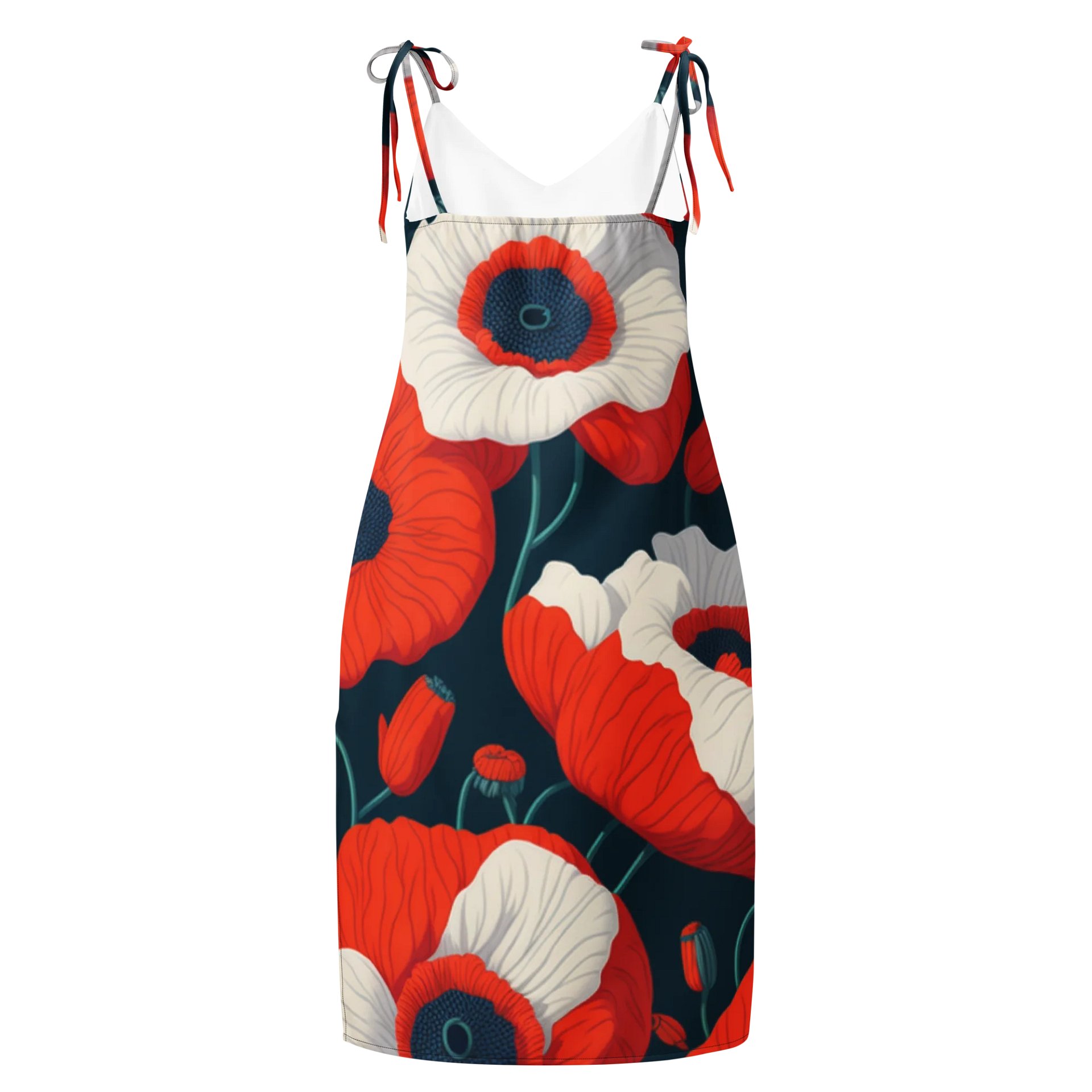 Barry Grady 'Poppies' Chiffon Slip Dress product image (2)